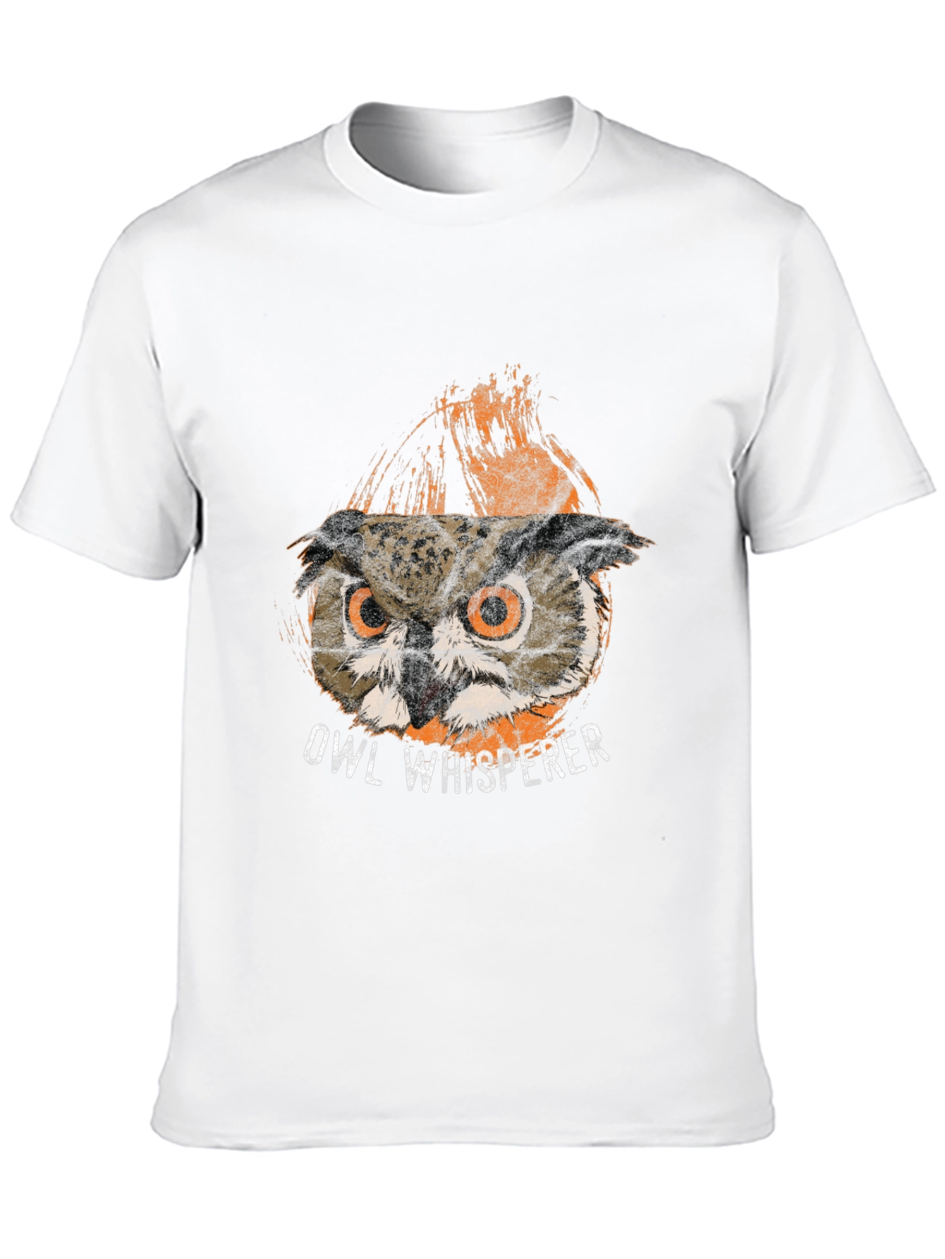 Black Owl Whisperer Graphic T-Shirt - Men's Black Tee view 10