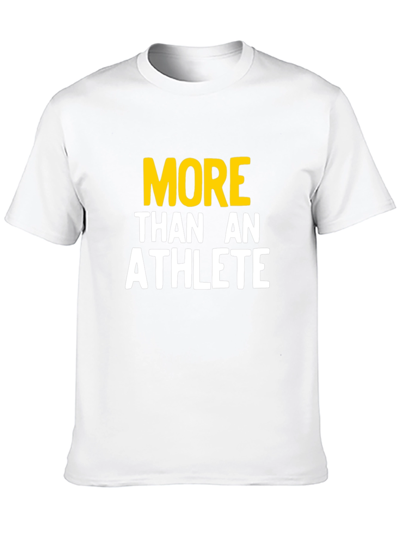 Black More Than An Athlete Graphic Tee view 10
