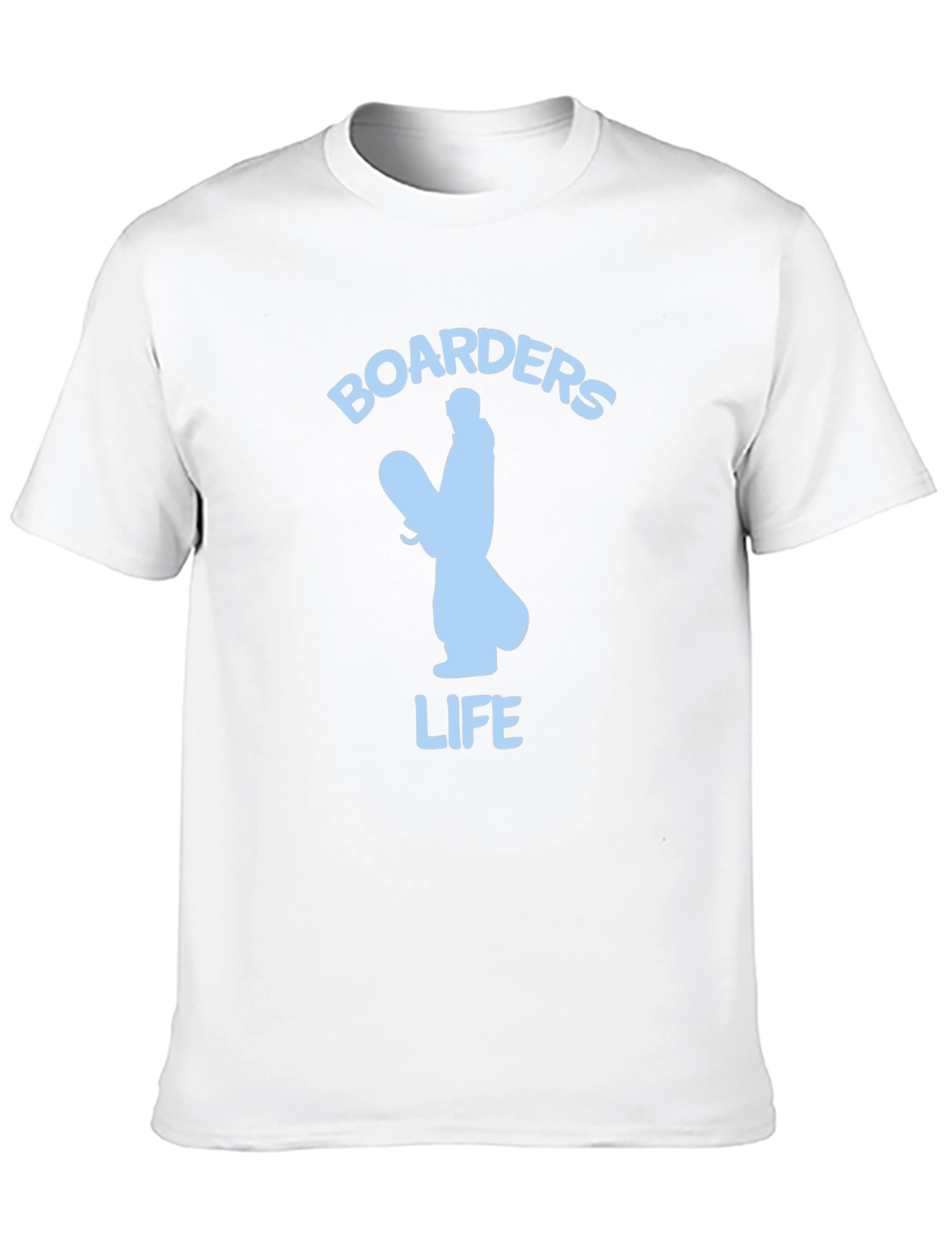 Black Boarders Life Graphic Tee - Snowboarder Apparel view 10