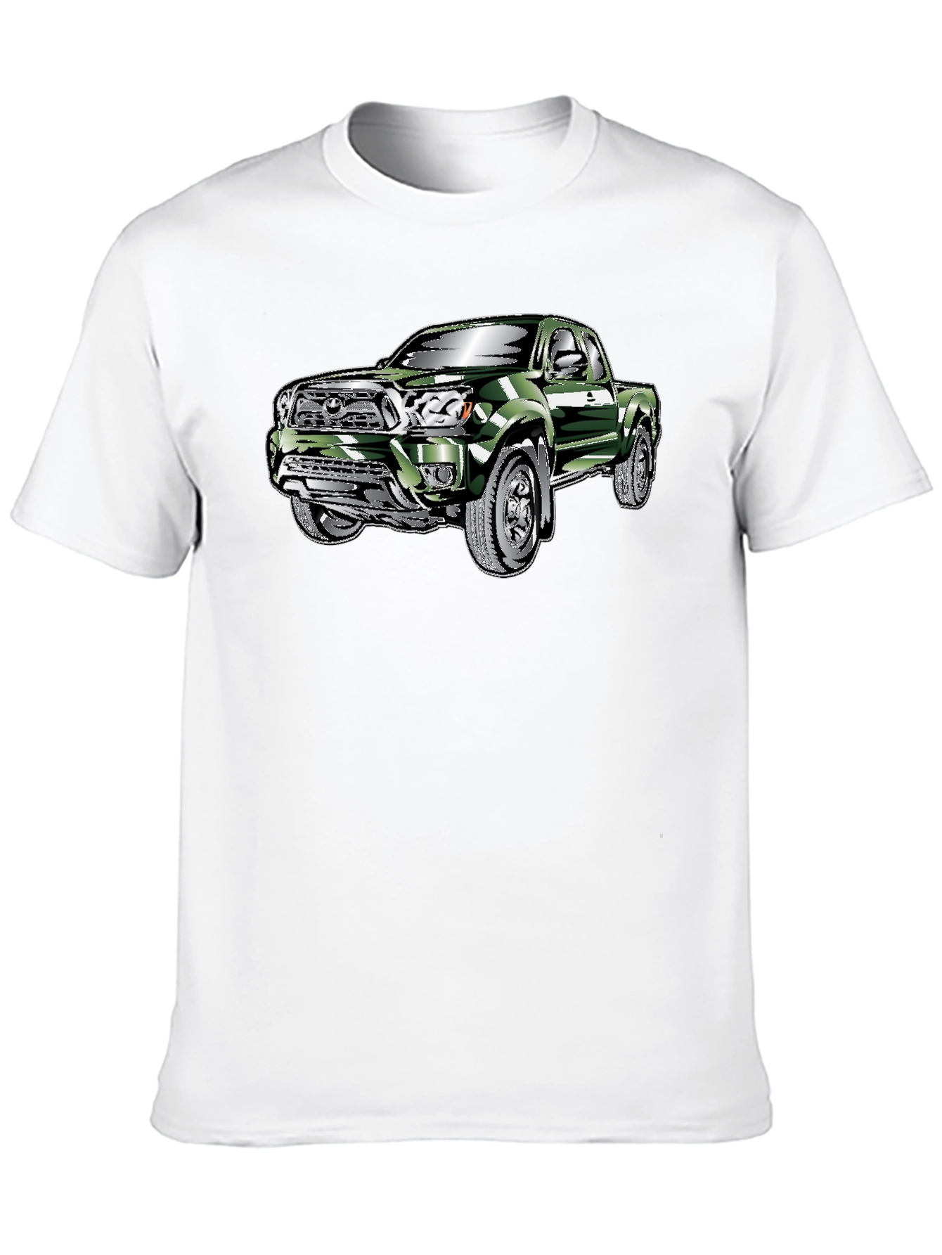 Black Truck Graphic Tee - Black Cotton Blend view 10