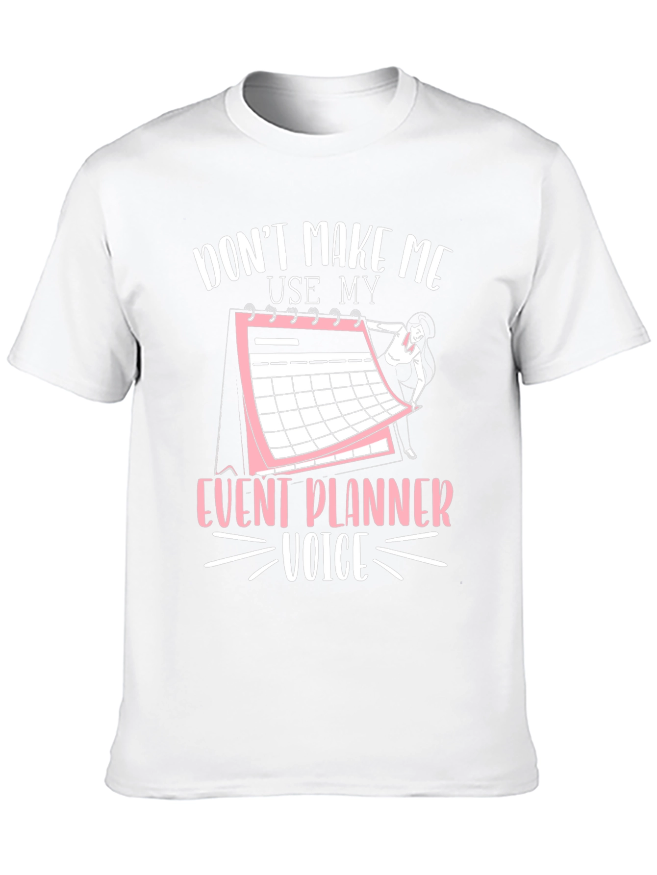Black Event Planner Voice T-Shirt view 10