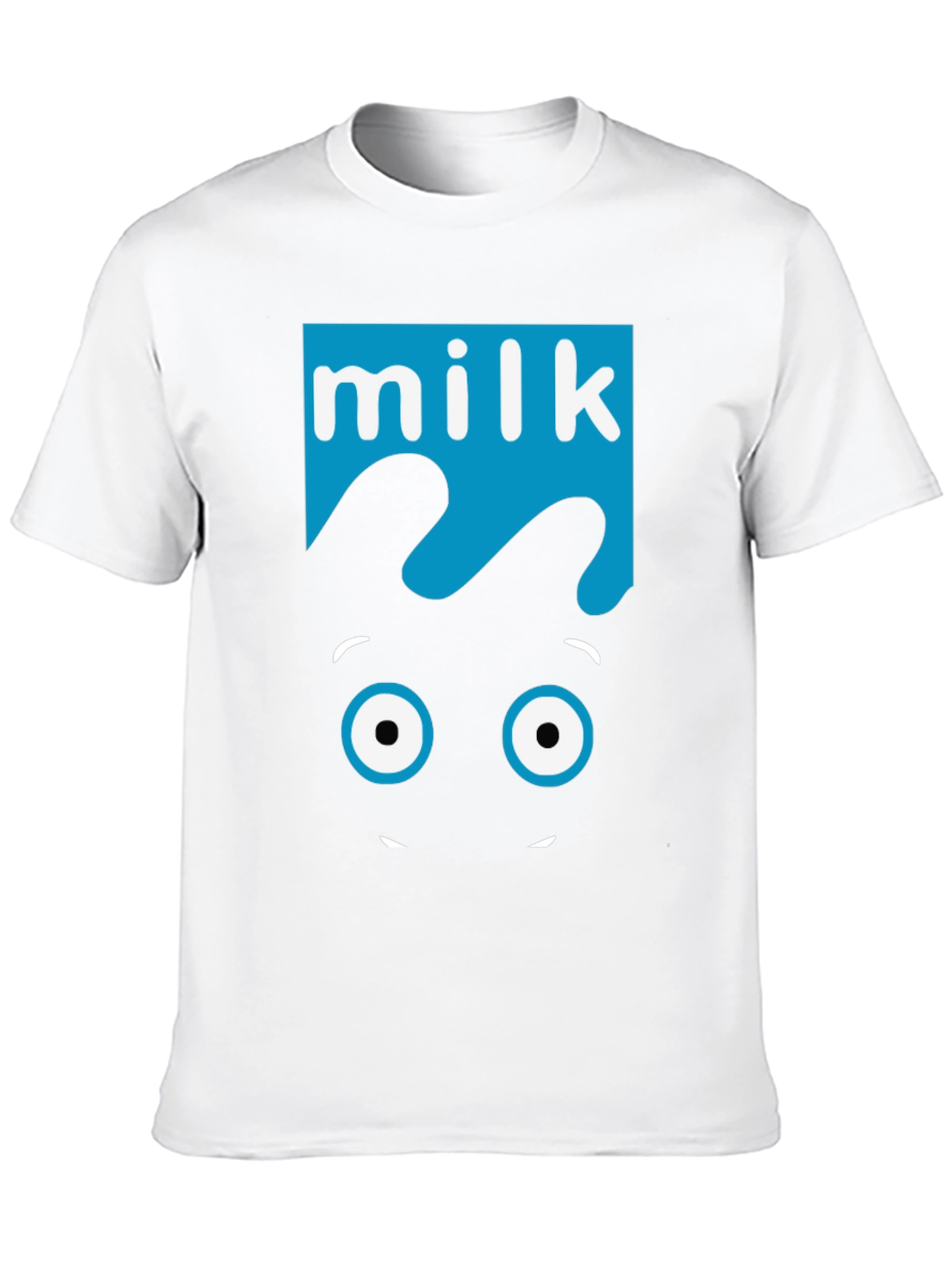 Black Milk Graphic Tee - Funny Cartoon Face Black T-Shirt view 10