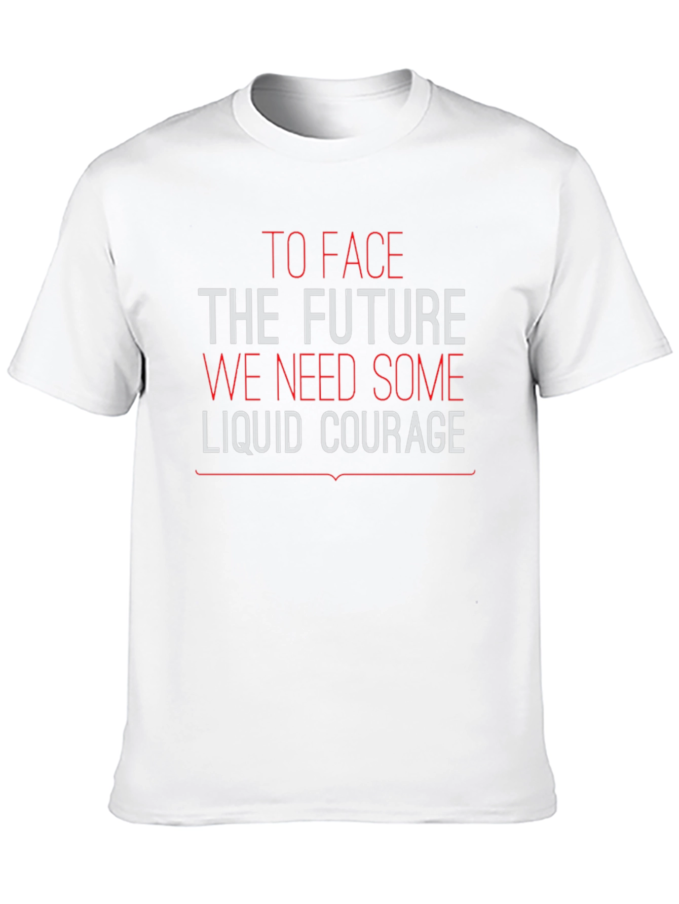Black Liquid Courage Graphic T-Shirt view 10