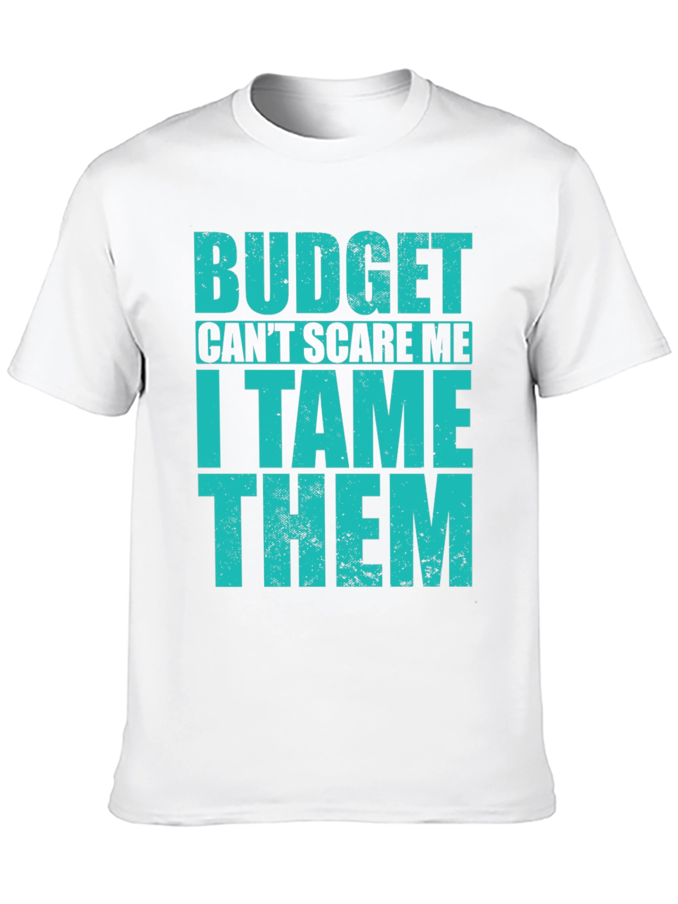 Black Budget Tamer T-Shirt - Funny Finance Tee view 10