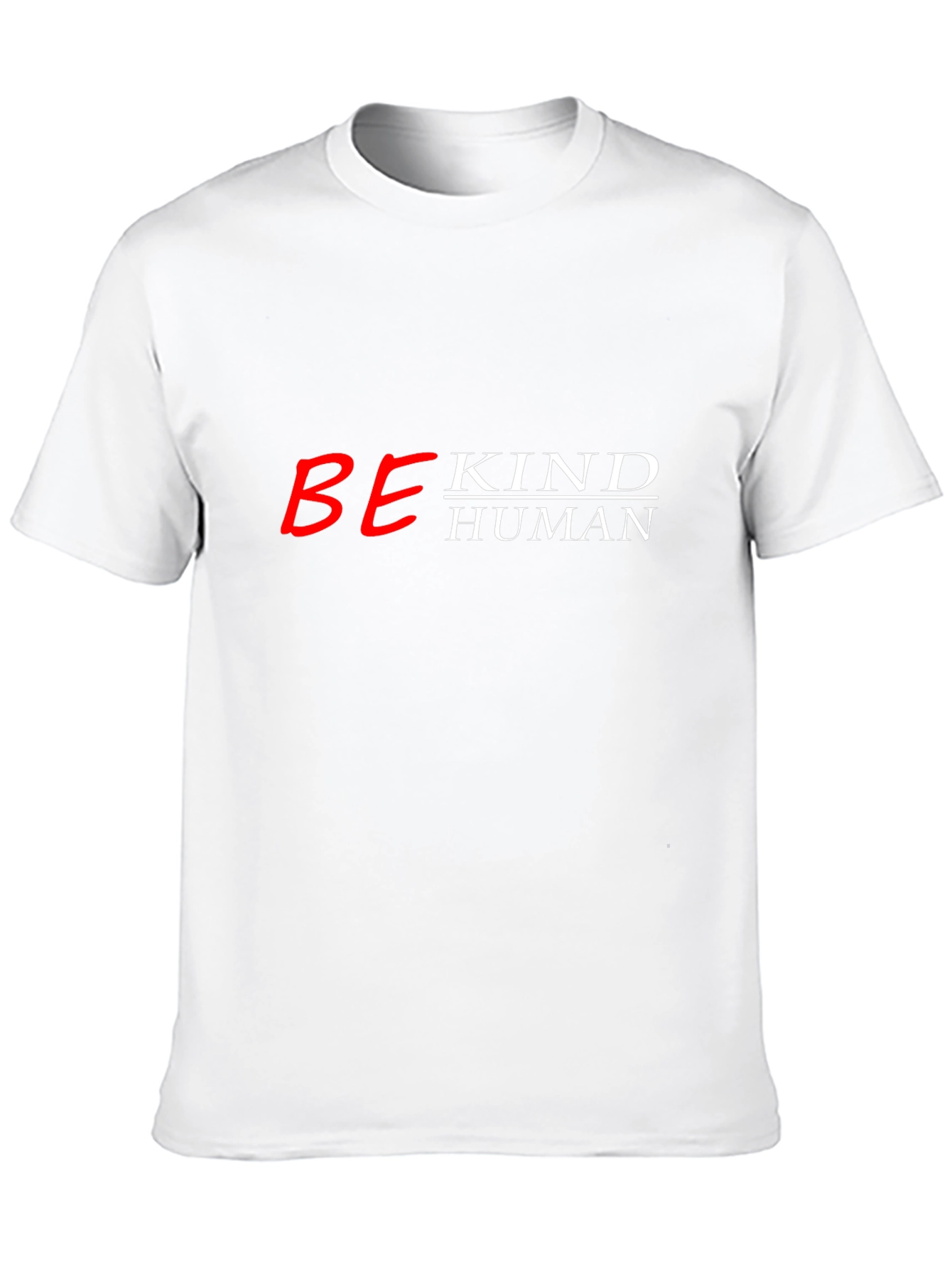 Black Be Kind Human Black Graphic Tee view 10