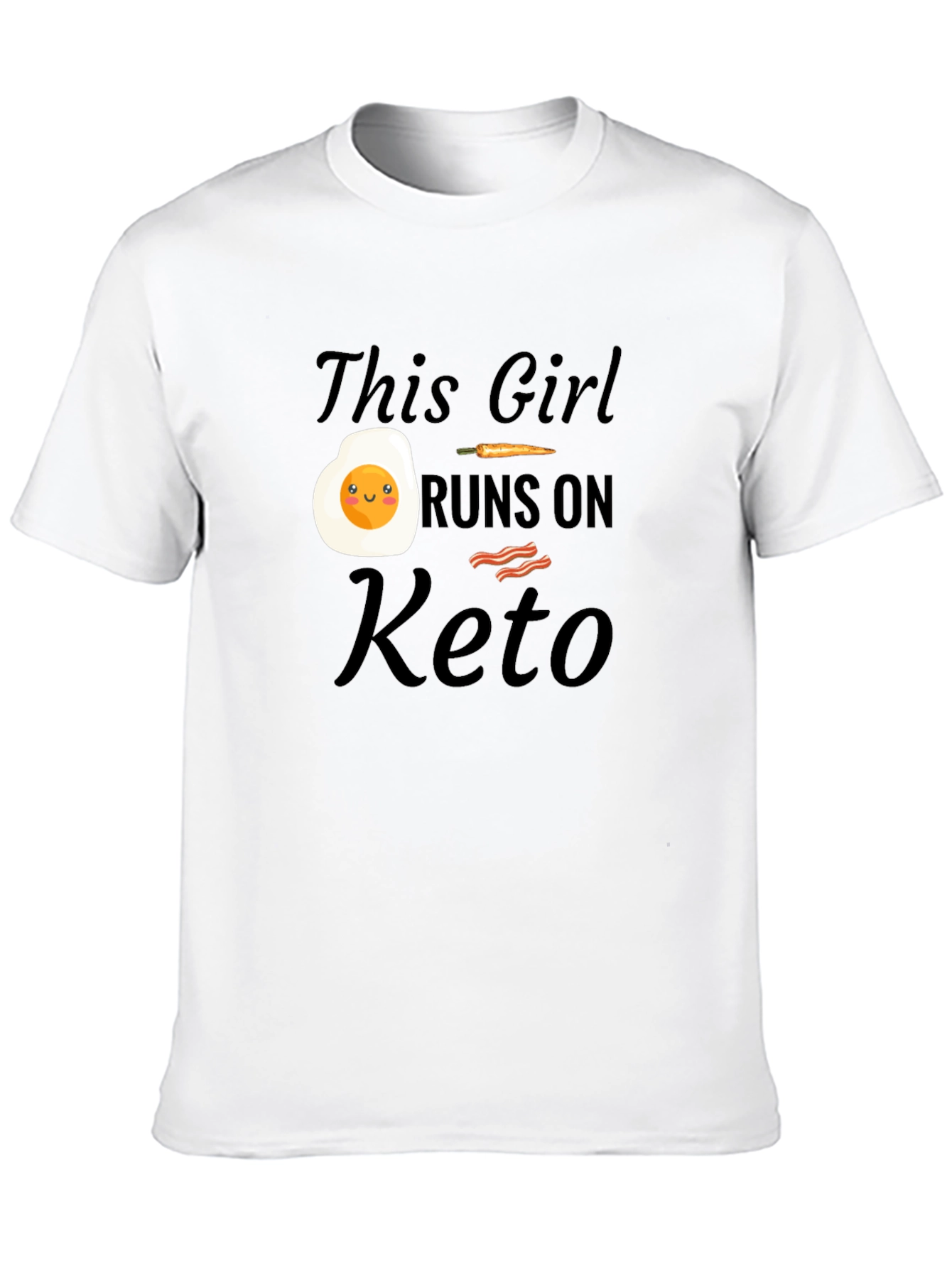 This Girl Runs on Keto T-Shirt - 10