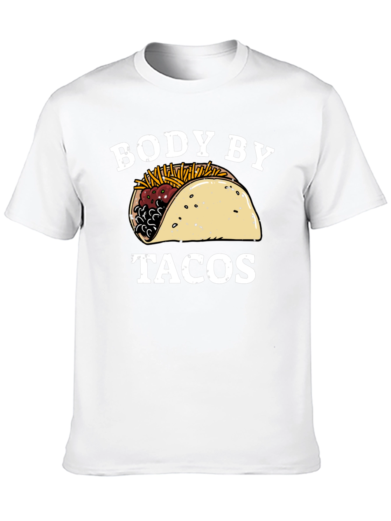 Black Body By Tacos Graphic Tee - Unisex Black T-Shirt view 10