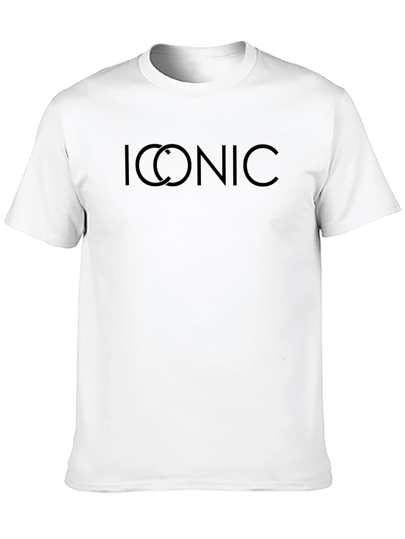 Black Iconic Black Graphic Tee view 10