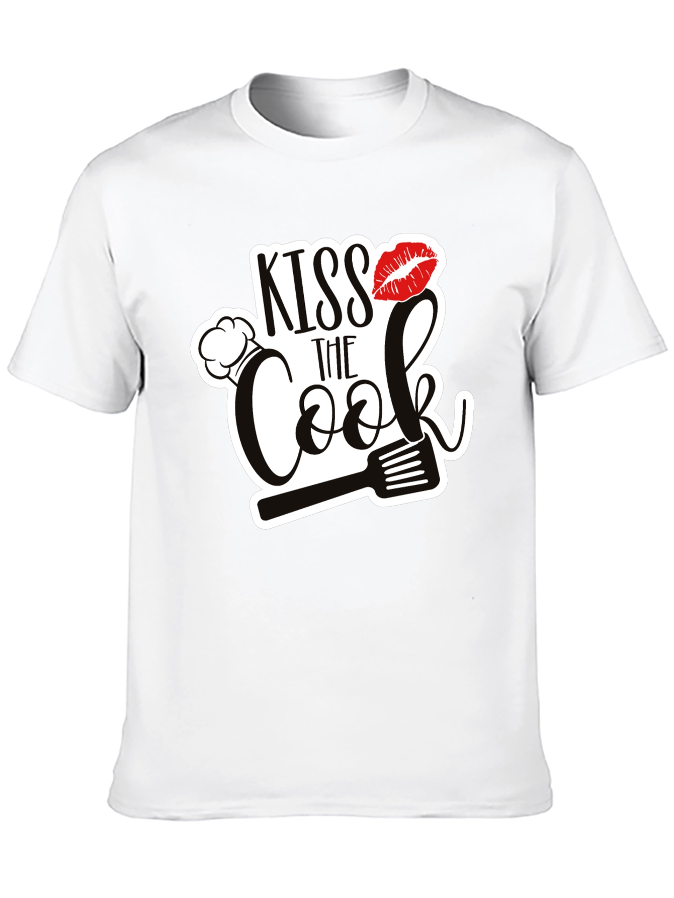 Black Kiss The Cook Black Graphic Tee view 10