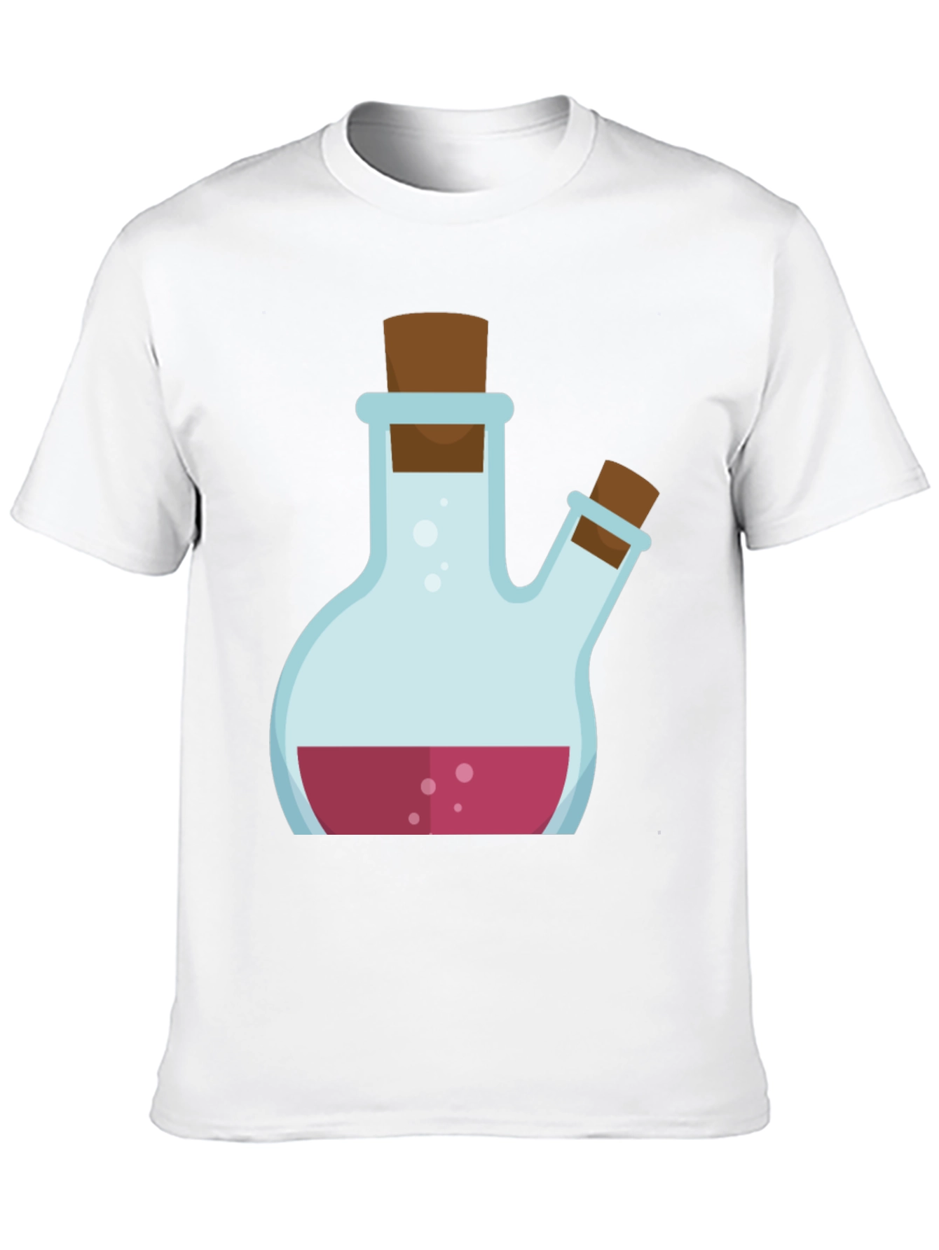 Black Potion Graphic Tee - Black Cotton Blend Shirt view 10