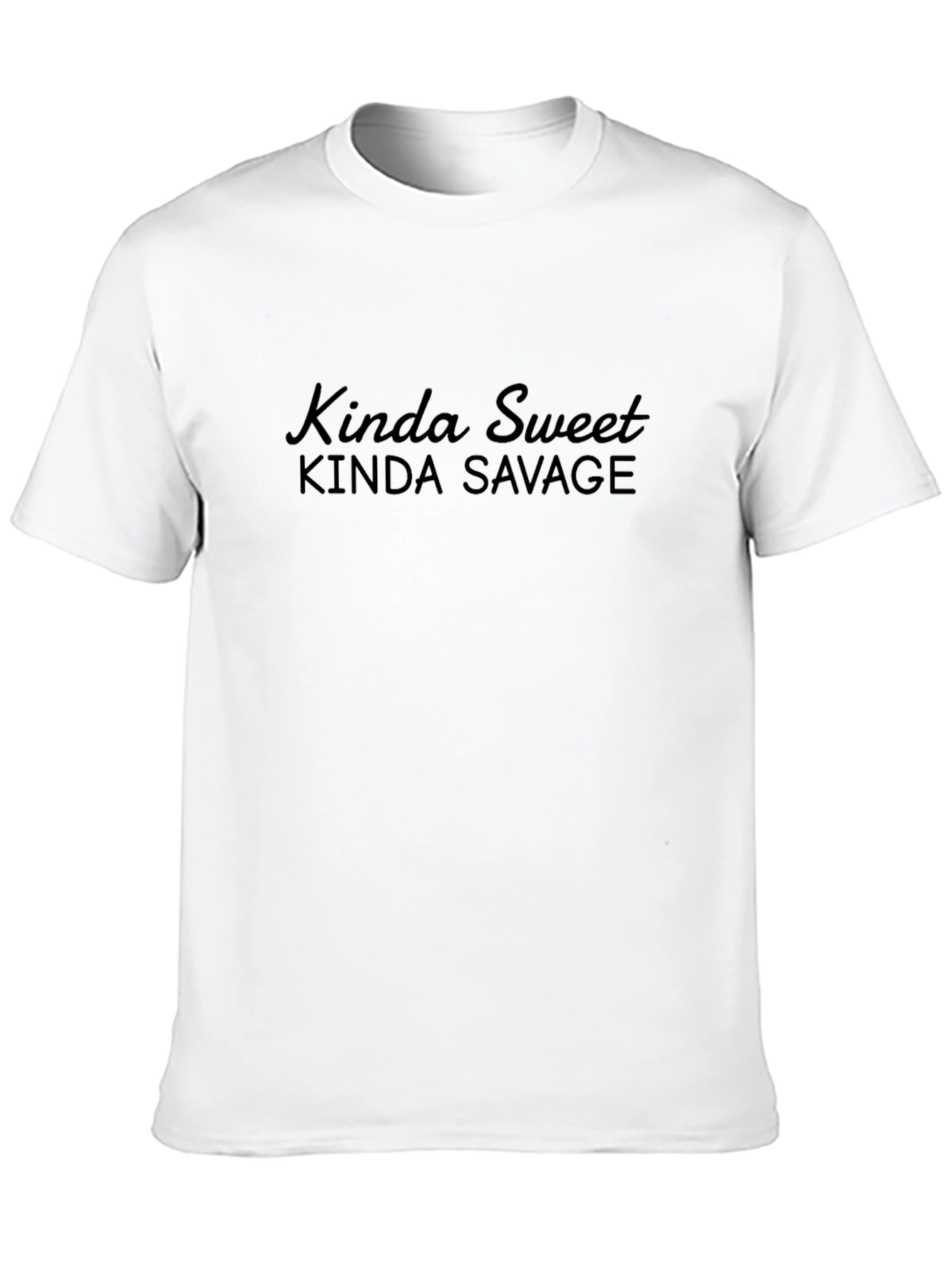 Black Kinda Sweet Kinda Savage Black T-Shirt view 10