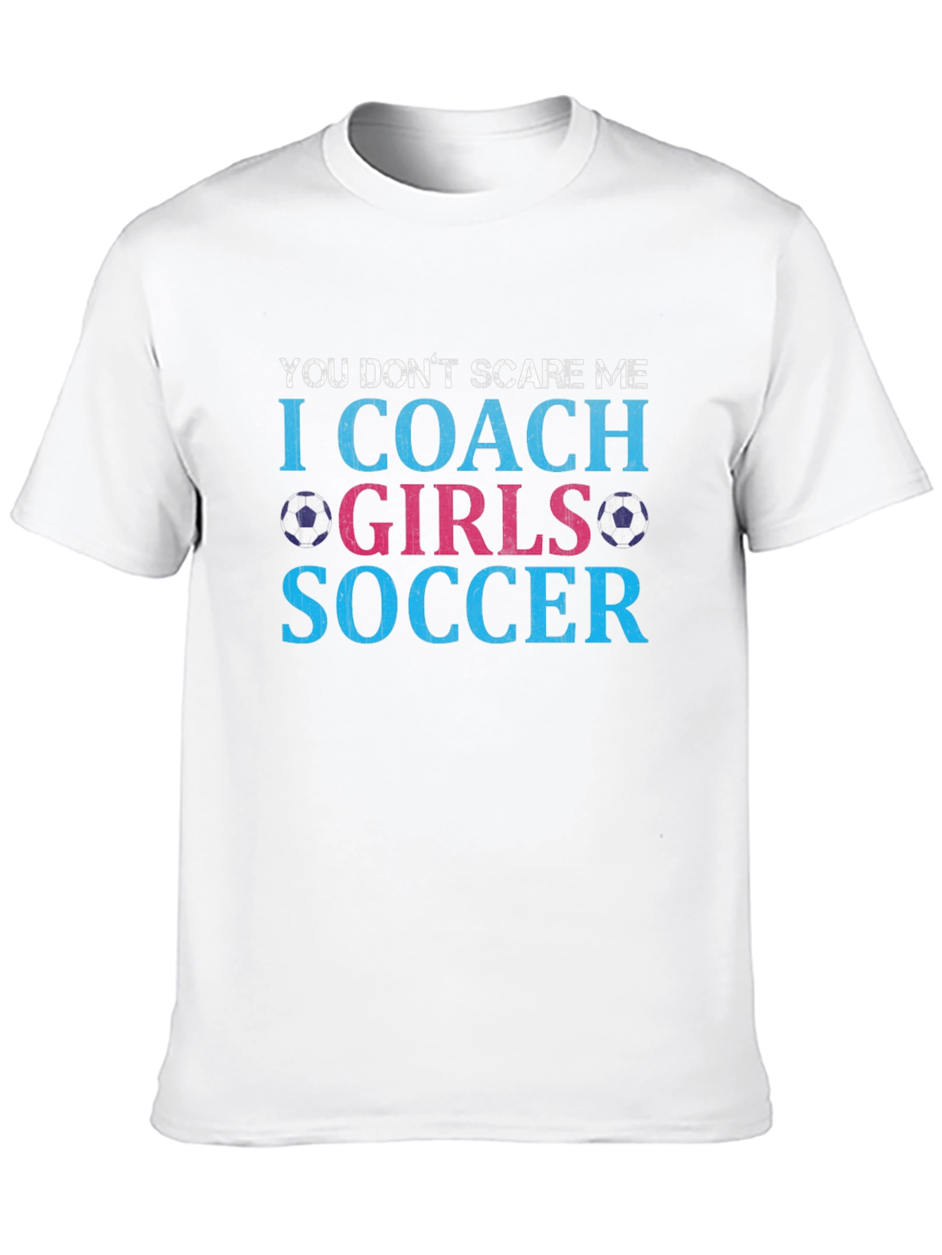 Black Funny Soccer Coach T-Shirt - Girls Soccer view 10