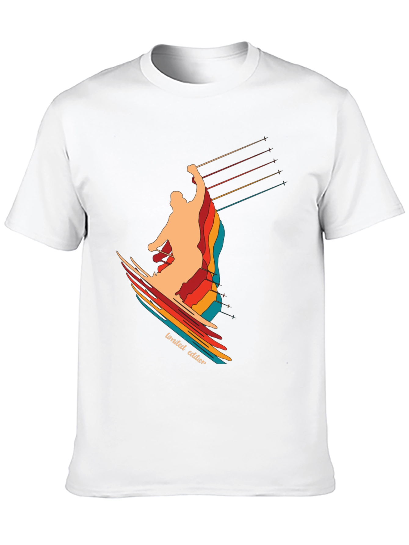 Retro Skiing Limited Edition Graphic Tee - 10