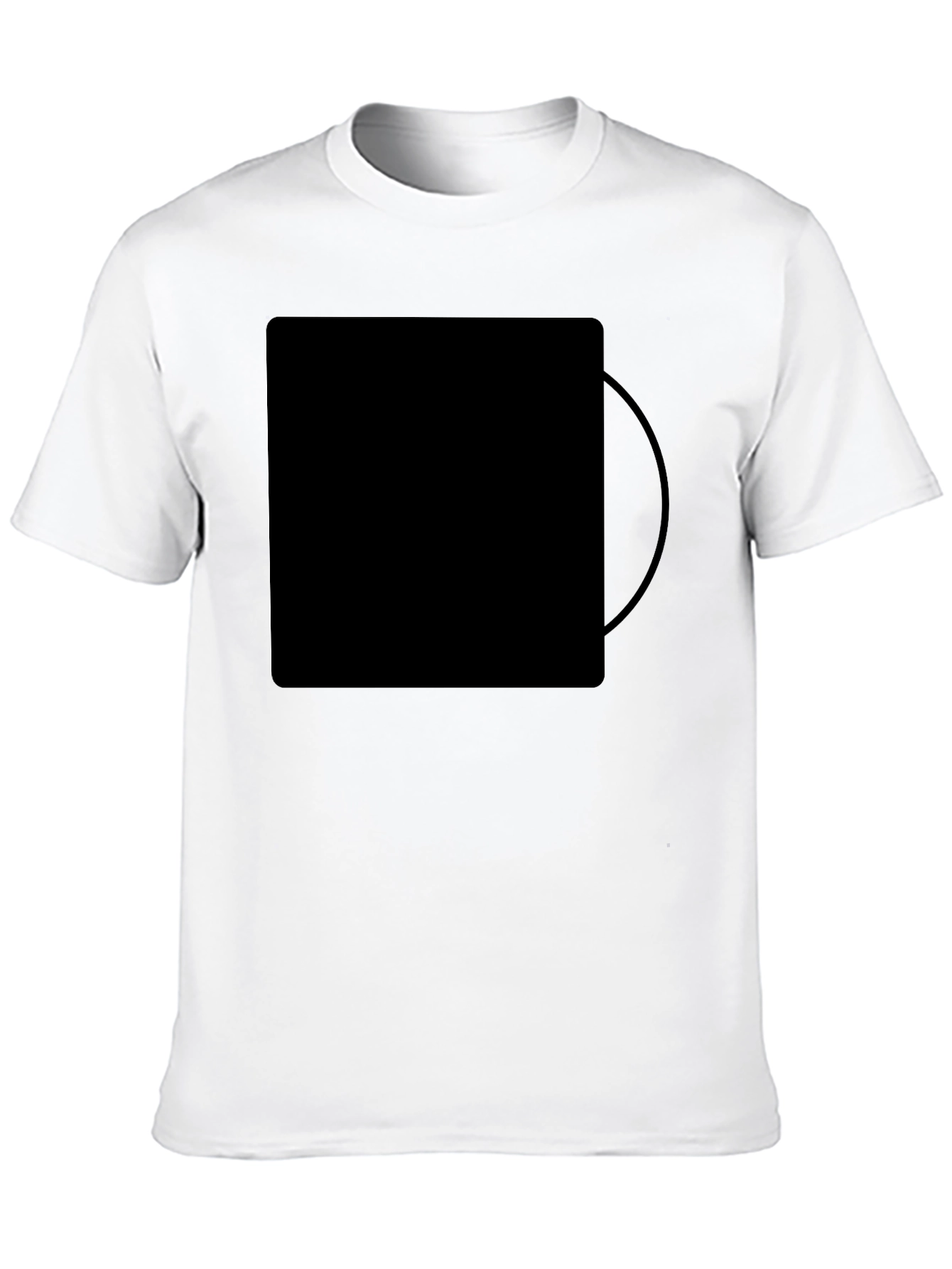 Black Classic Black Men's T-Shirt view 10