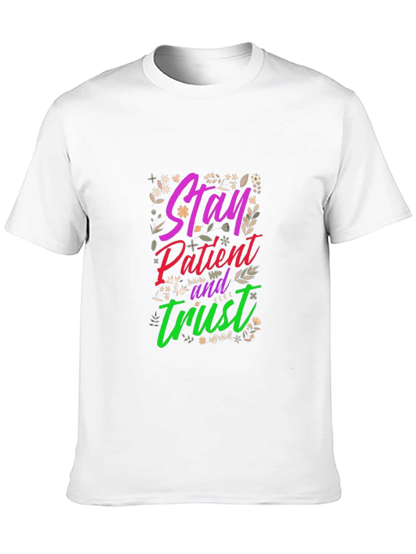 Black Stay Patient Trust Graphic Tee view 10