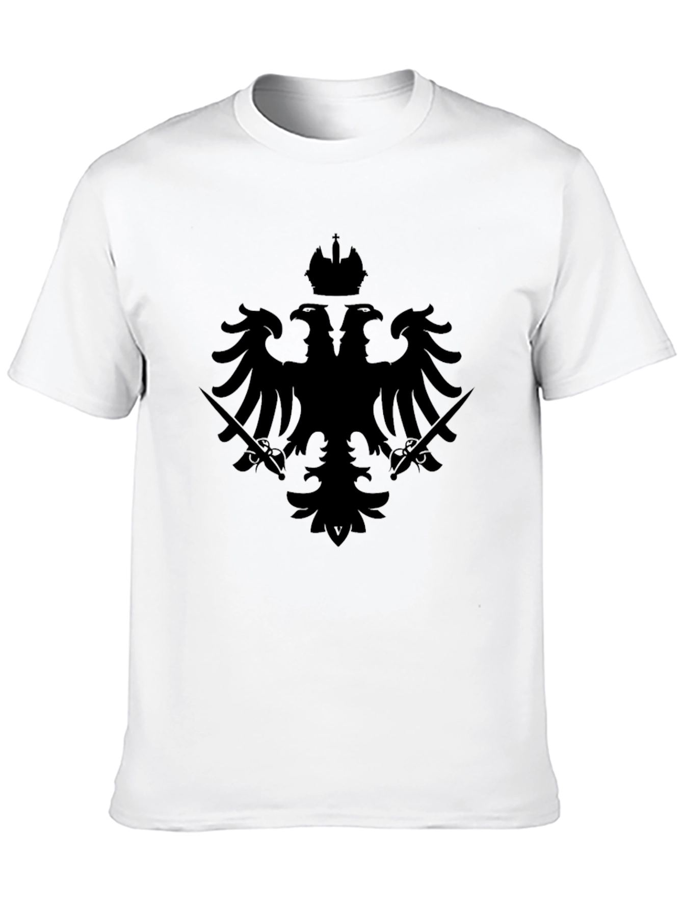 Black Black Double-Headed Eagle Graphic T-Shirt view 10