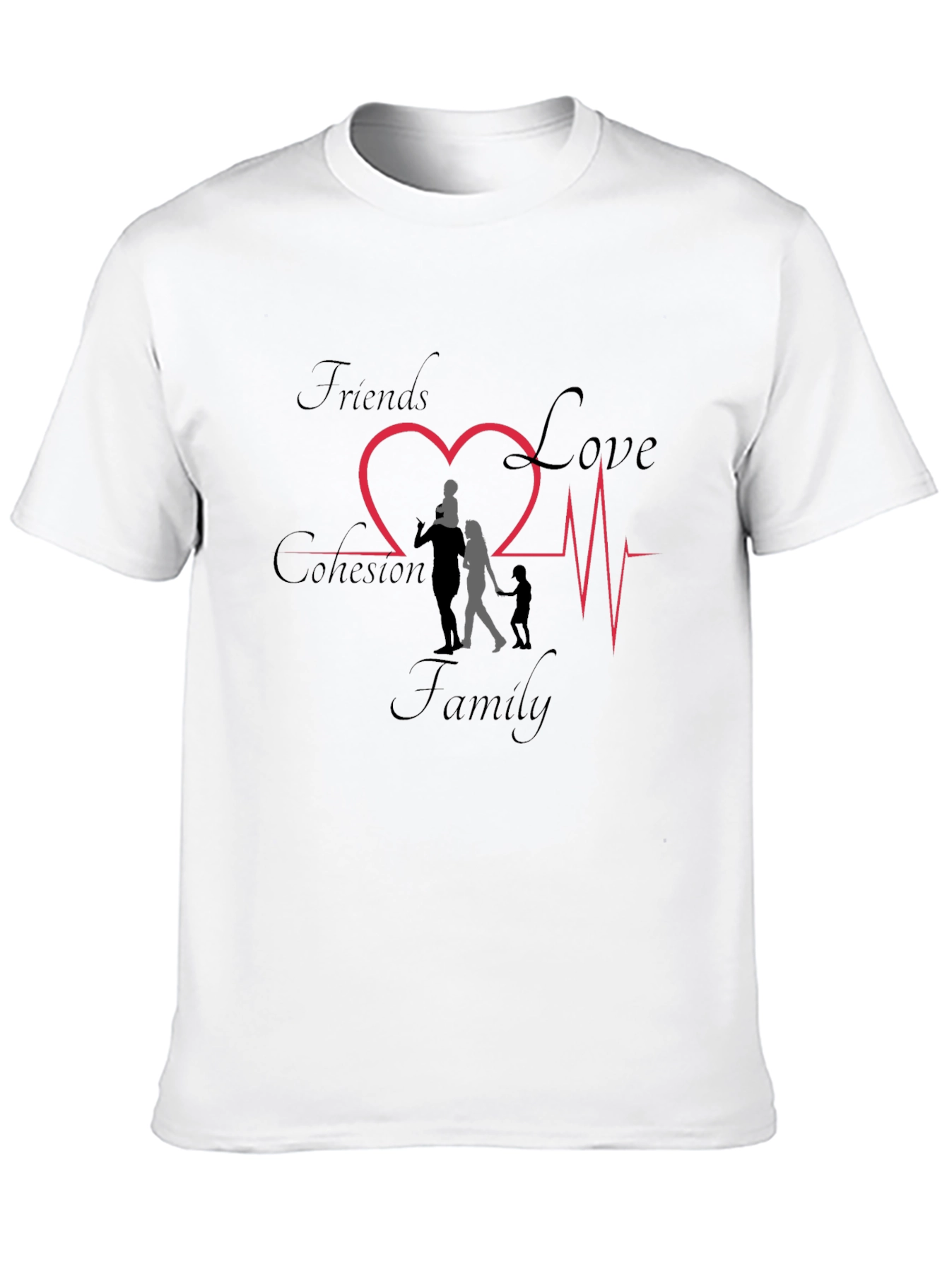 Black Family Love Cohesion Friends Tee view 10