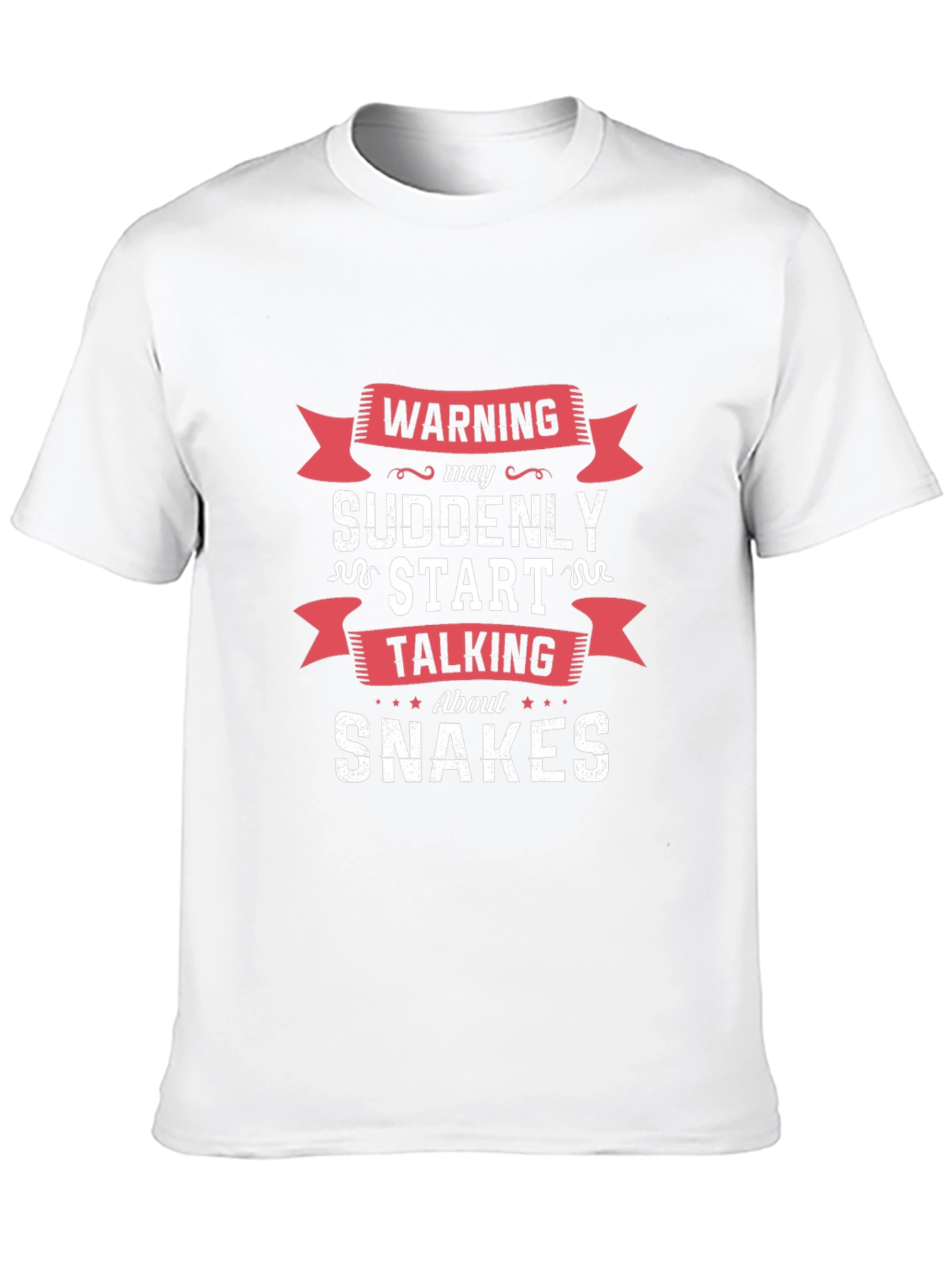 Black Warning May Suddenly Start Talking About Snakes T-Shirt view 10
