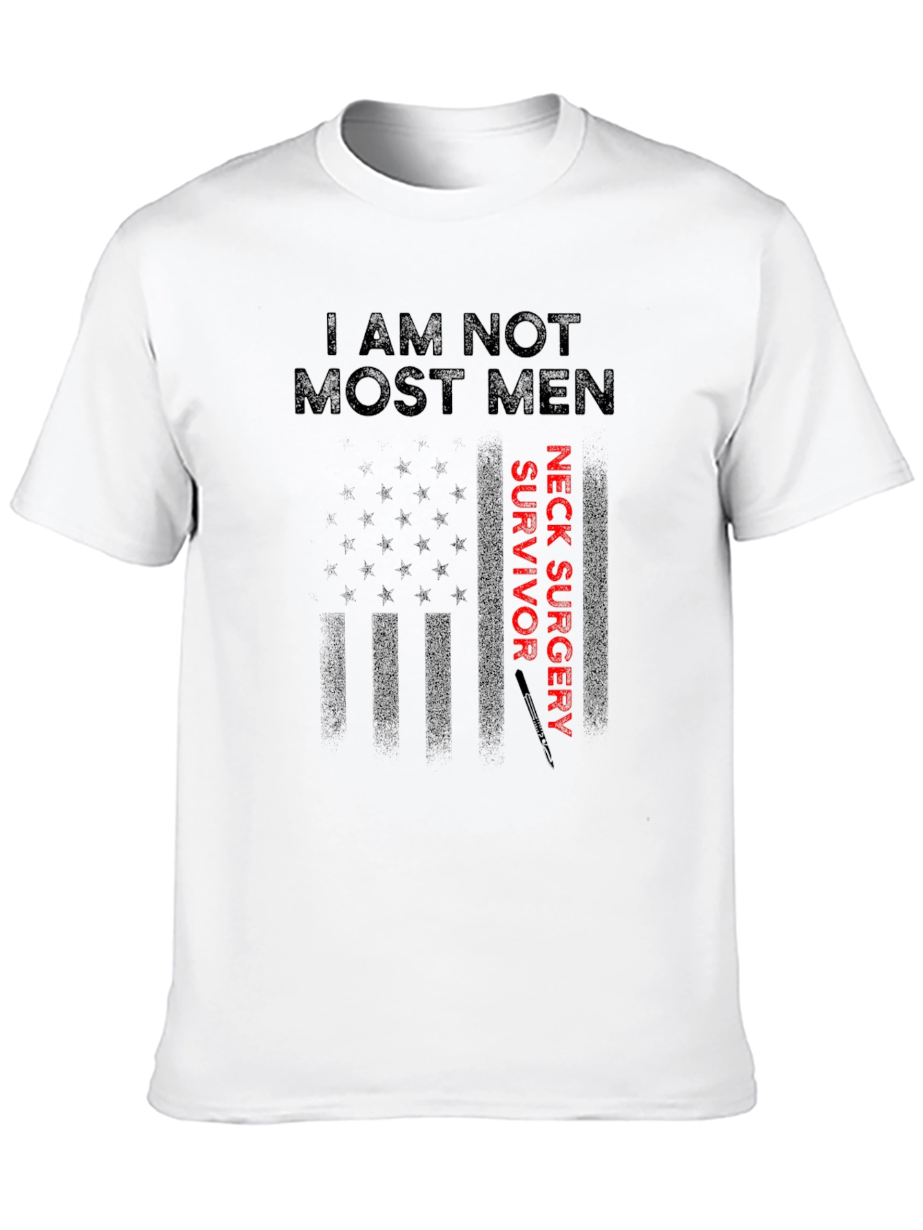 Black Neck Surgery Survivor T-Shirt view 10