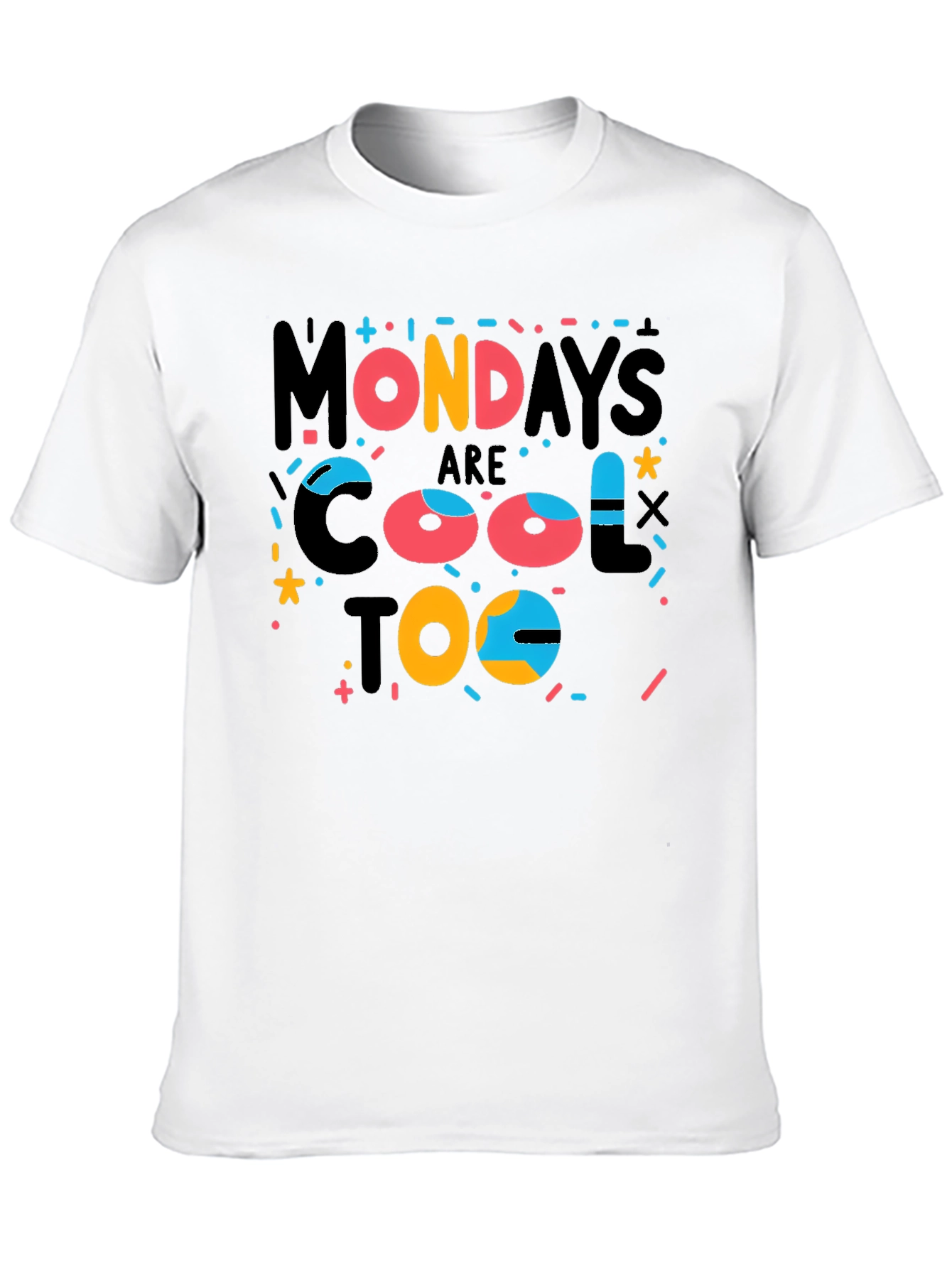 Black Cool Mondays Graphic Tee - Fun & Stylish Casual Wear view 10