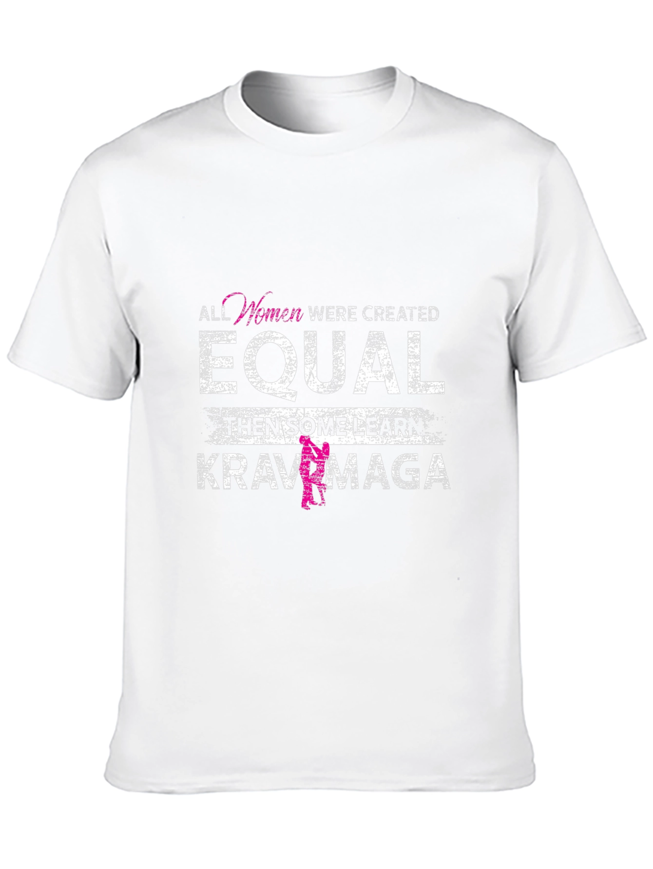 Black Equal Krav Maga Women's Black T-Shirt view 10