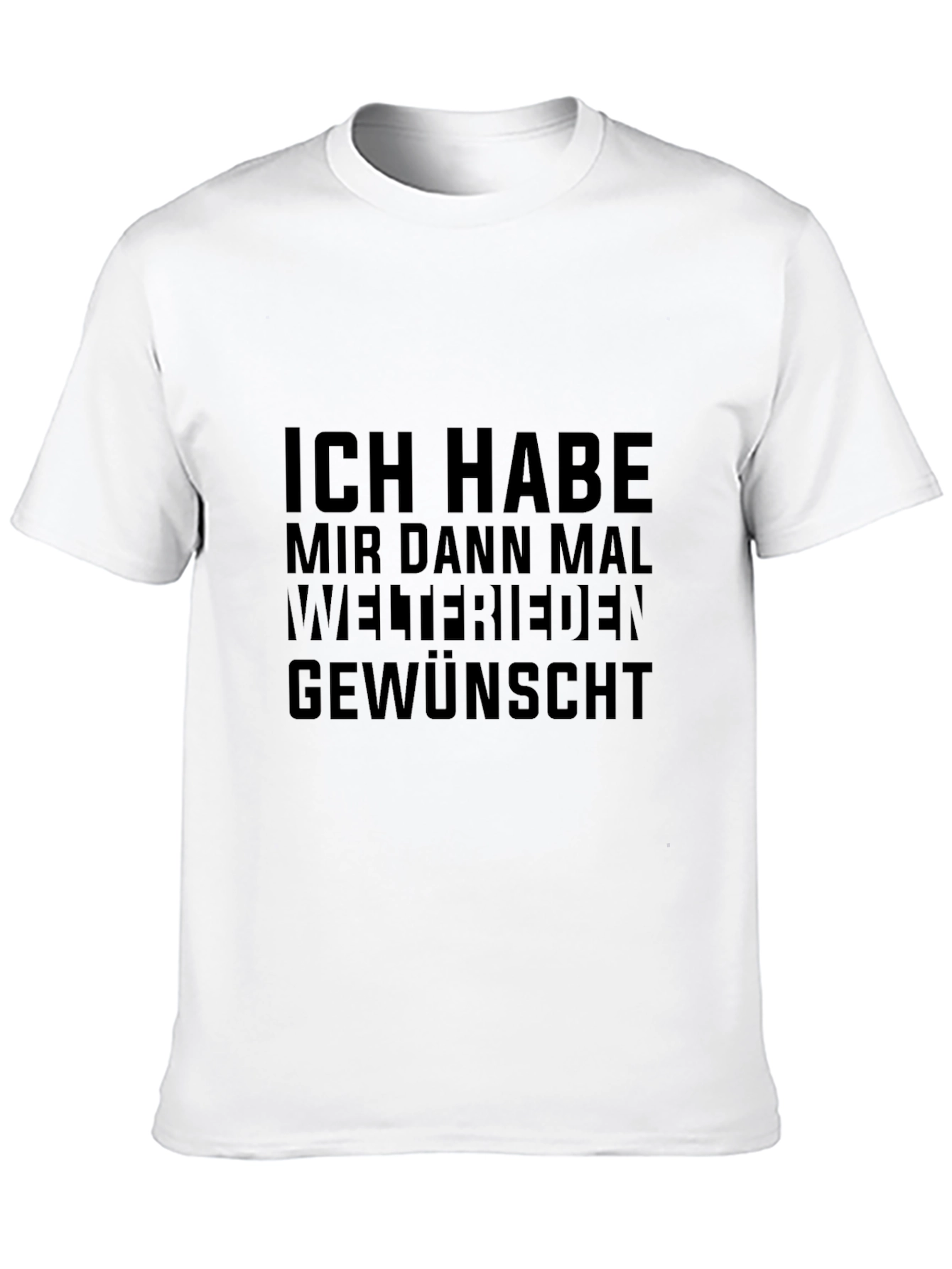 Black Ich Habe Welterieden Gewünscht Black T-Shirt view 10