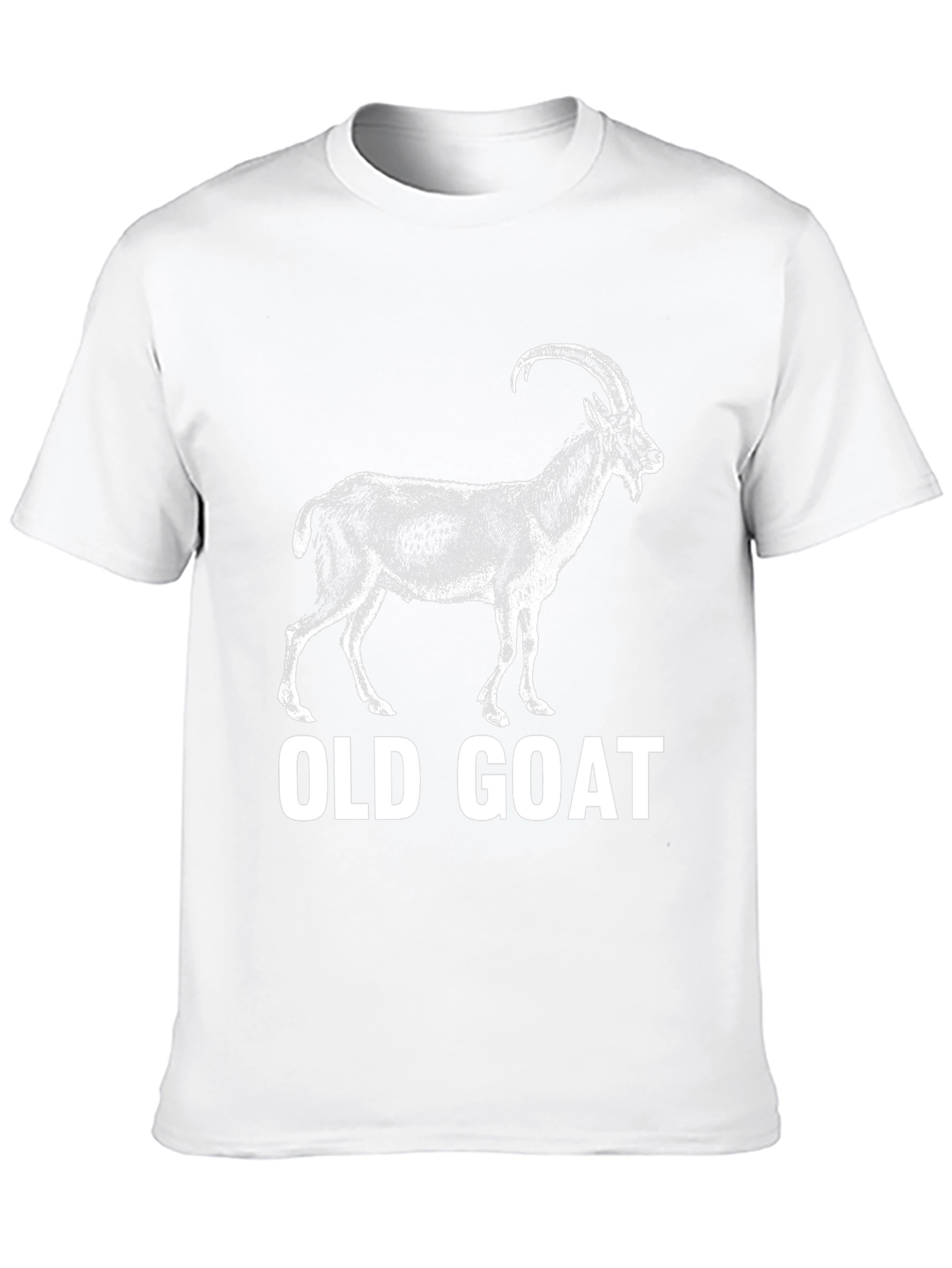 Black Old Goat T-Shirt - Unique Animal Graphic Tee view 10
