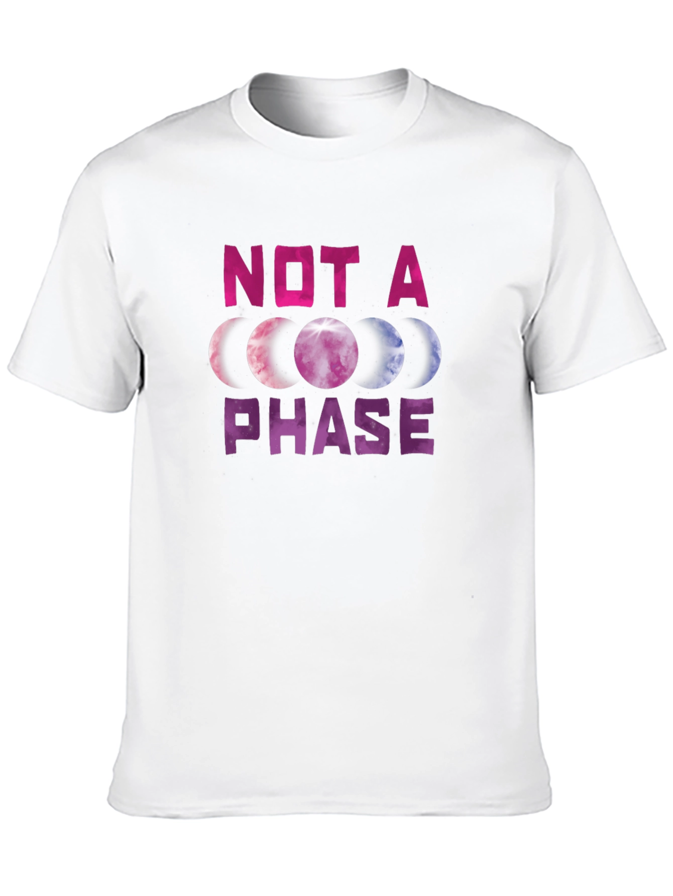 Black Not A Phase Graphic Tee view 10