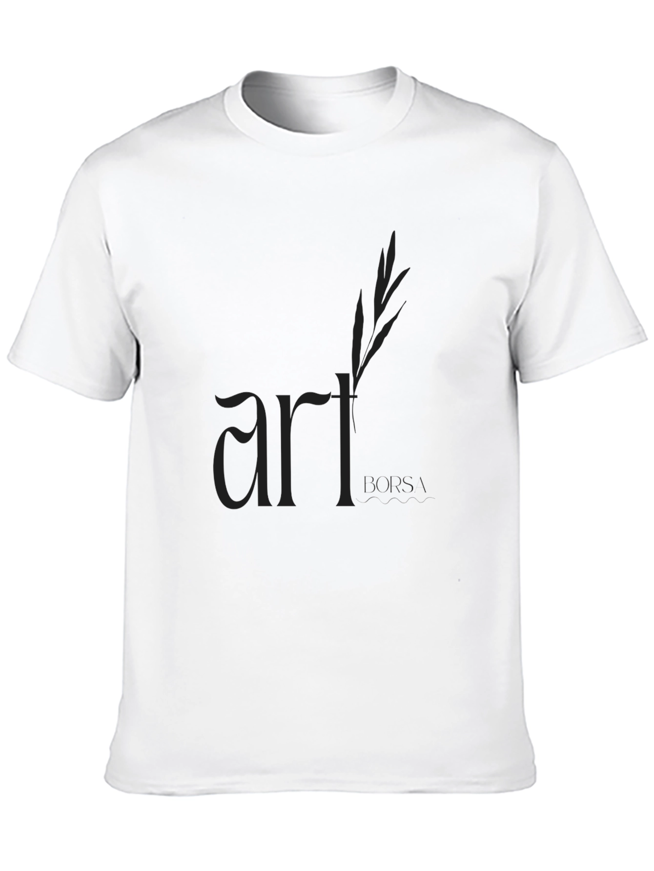 Black Men's Black 'art' Graphic Tee - Casual Comfort view 10