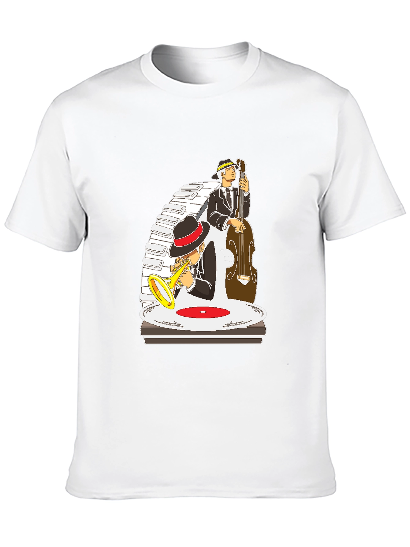 Black Jazz Band Graphic Tee view 10