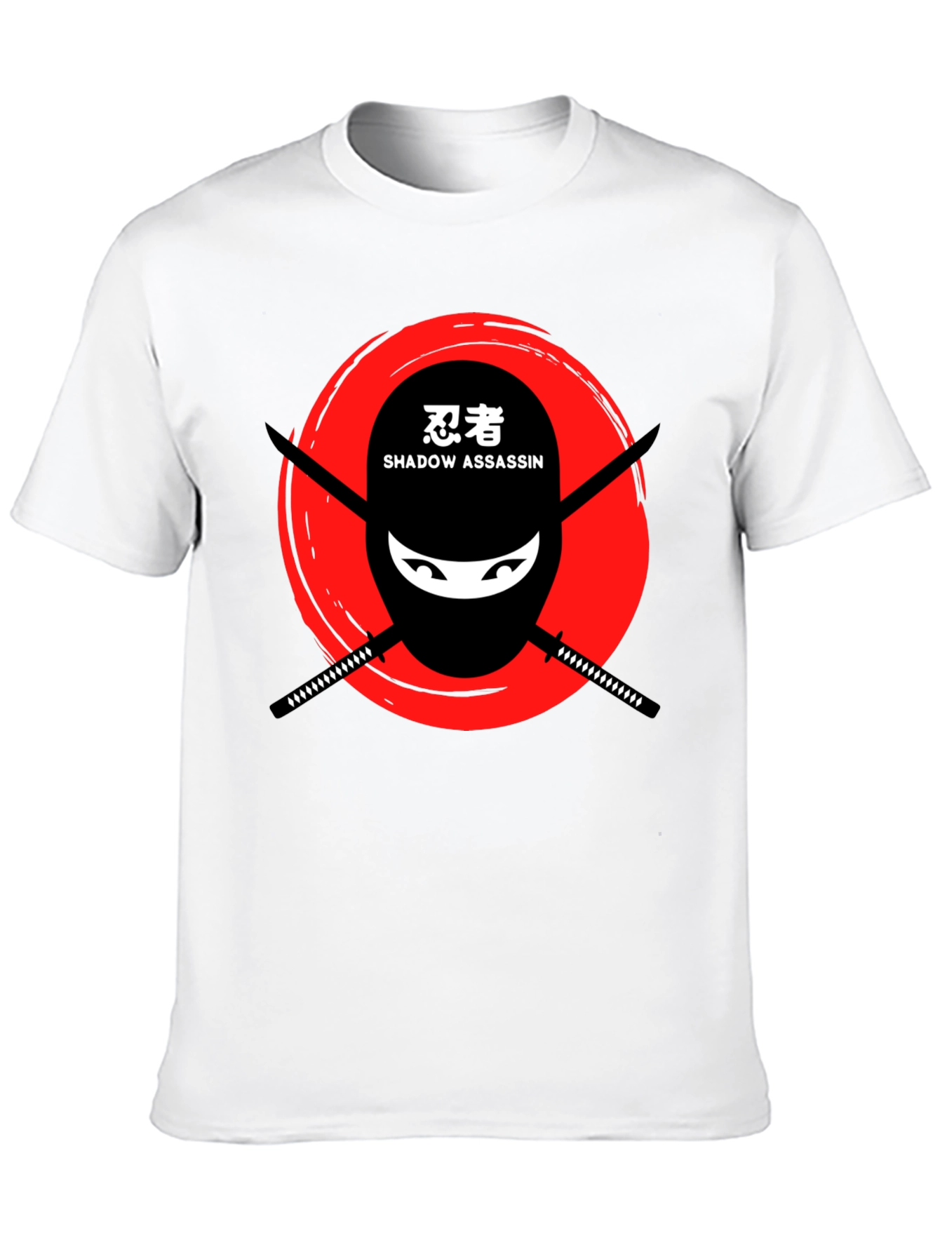 Black Ninja Shadow Assassin Graphic T-Shirt view 10