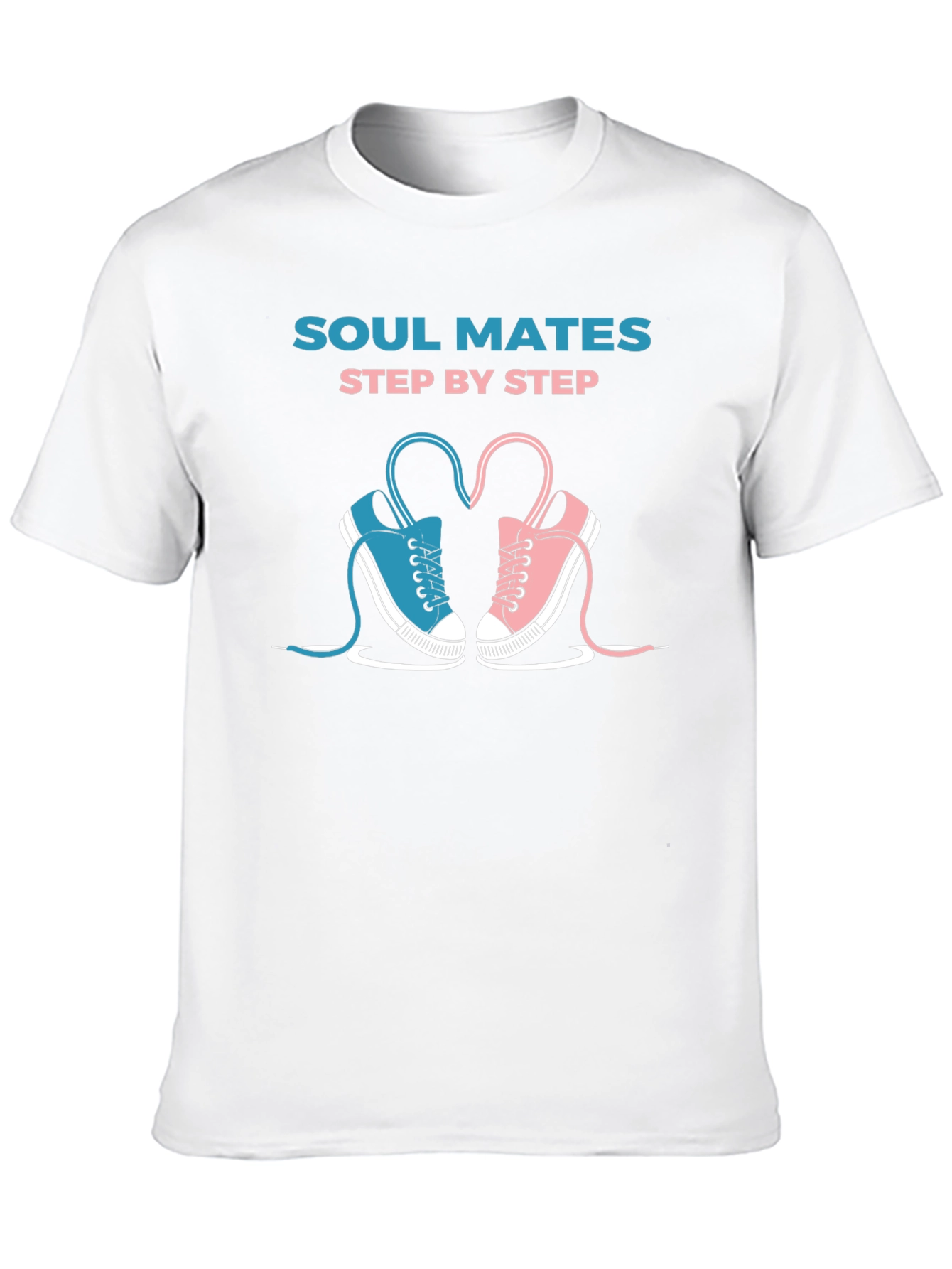 Black Soul Mates Step By Step Graphic T-Shirt view 10