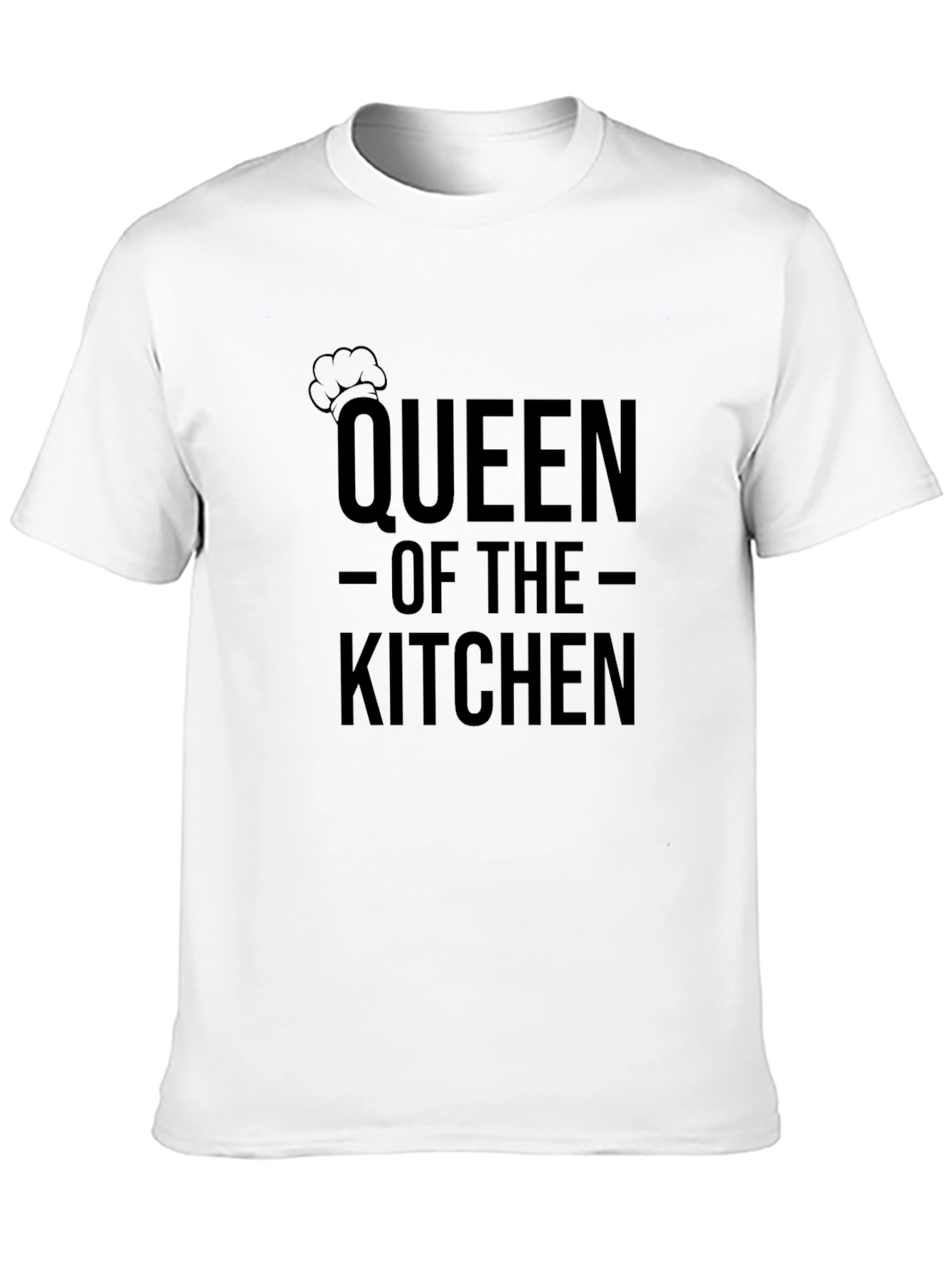 Black Queen of the Kitchen Black T-Shirt view 10