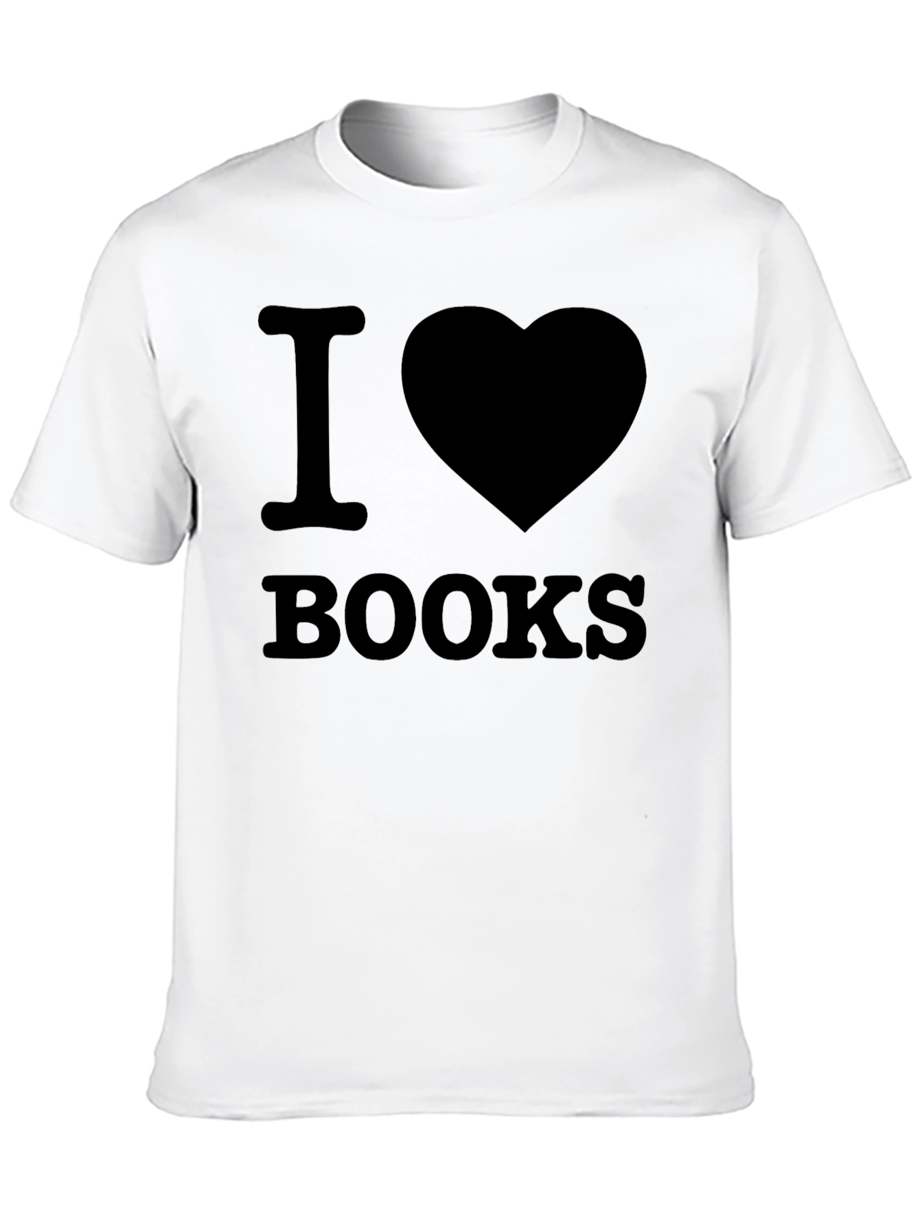Black I Heart Books Black T-Shirt - Reader Tee view 10