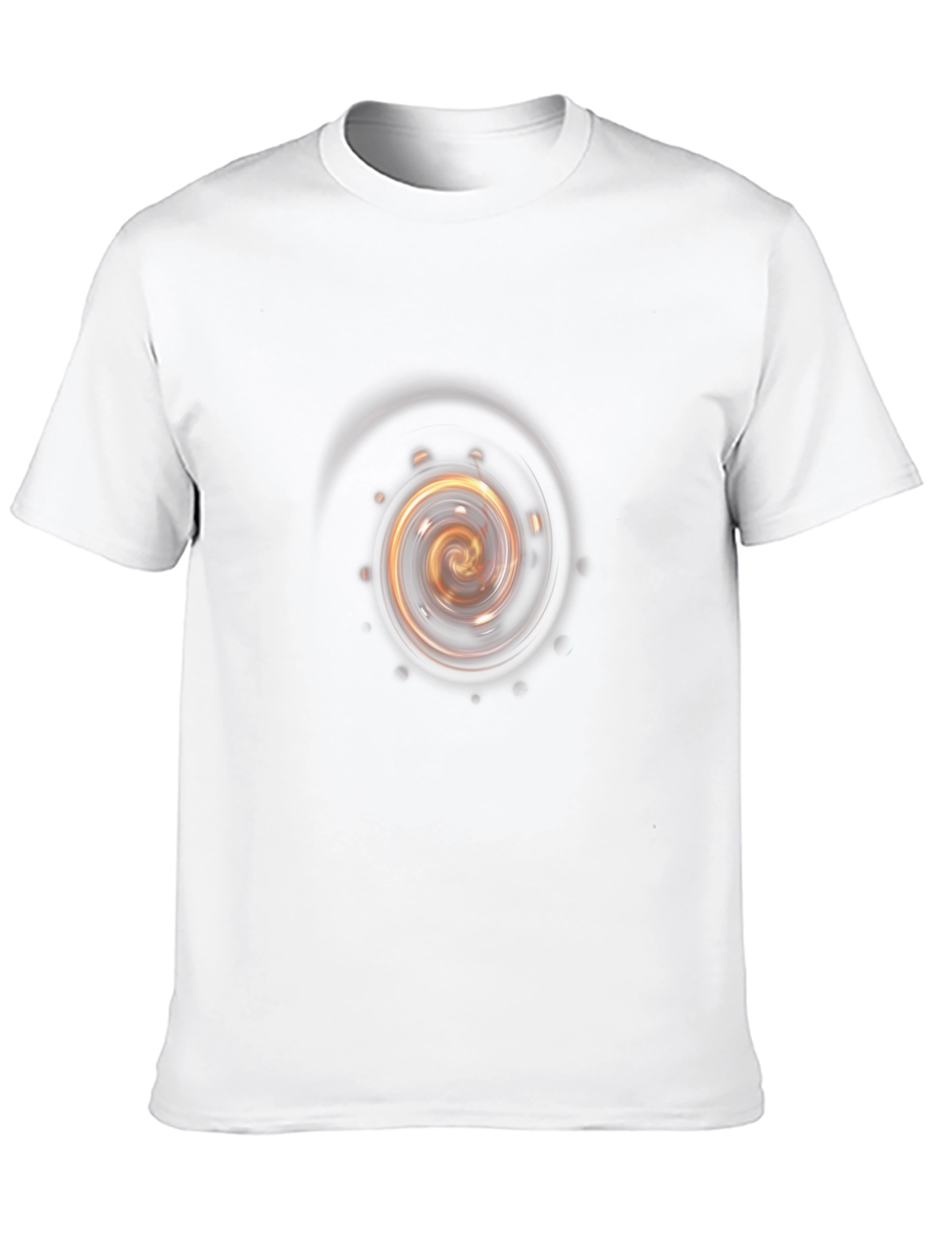 Black Cosmic Spiral Graphic Tee - Black view 10