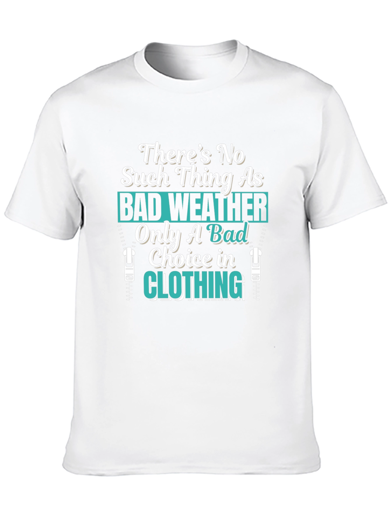 Black Bad Weather Choice in Clothing T-Shirt view 10