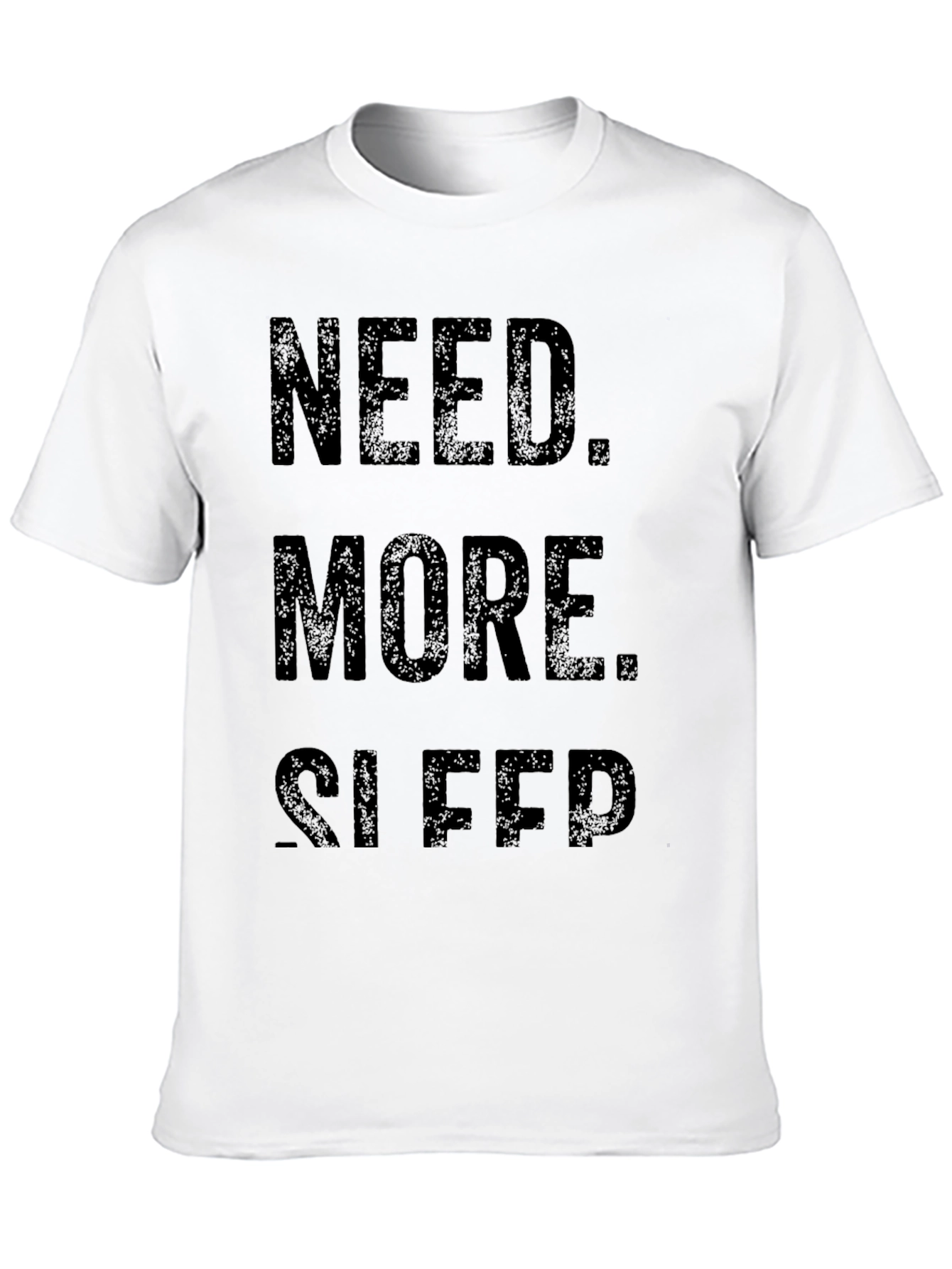 Black Need More Sleep Graphic T-Shirt view 10