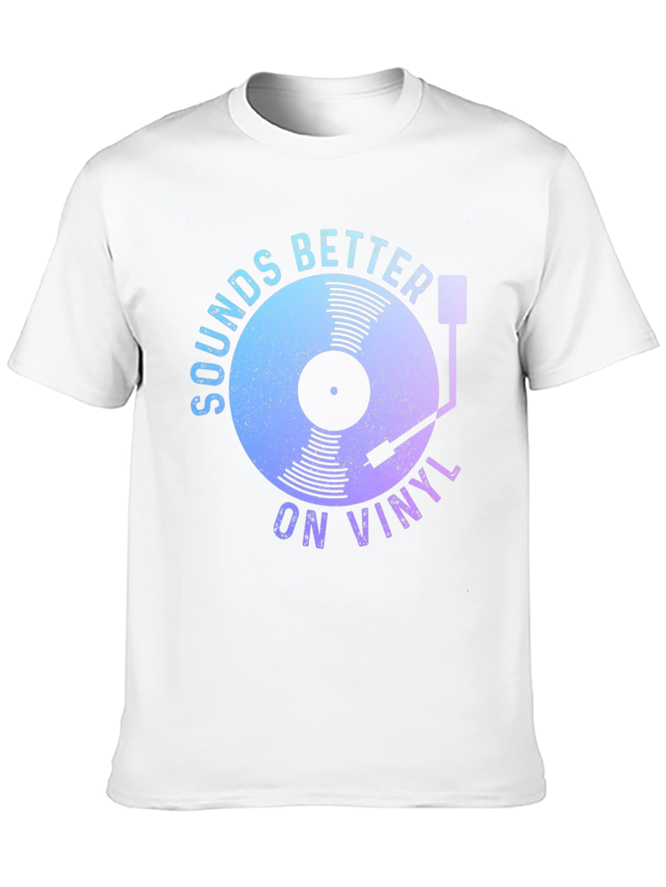 Black Sounds Better on Vinyl Graphic Tee view 10