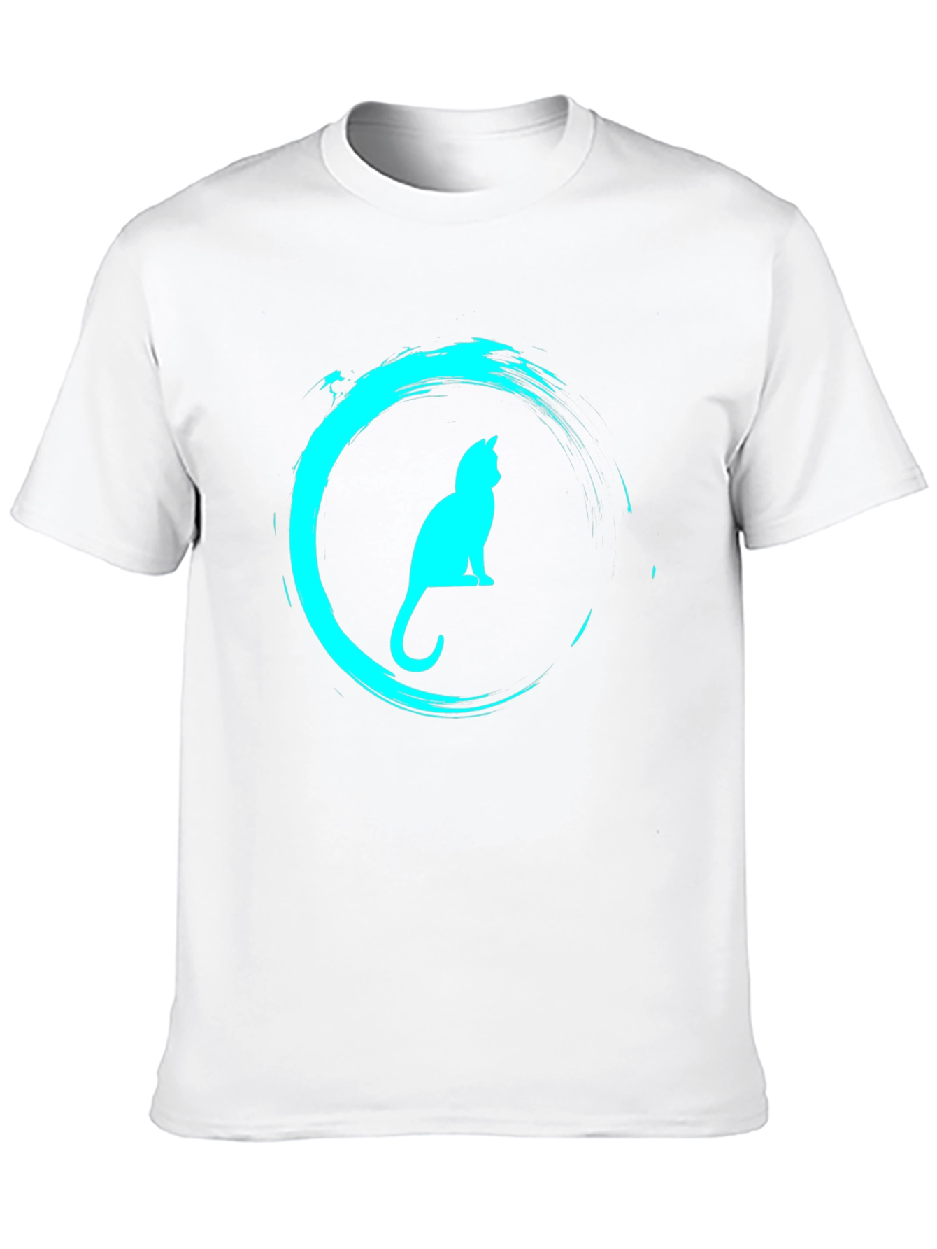 Black Zen Cat Graphic Tee - Relaxed Fit view 10