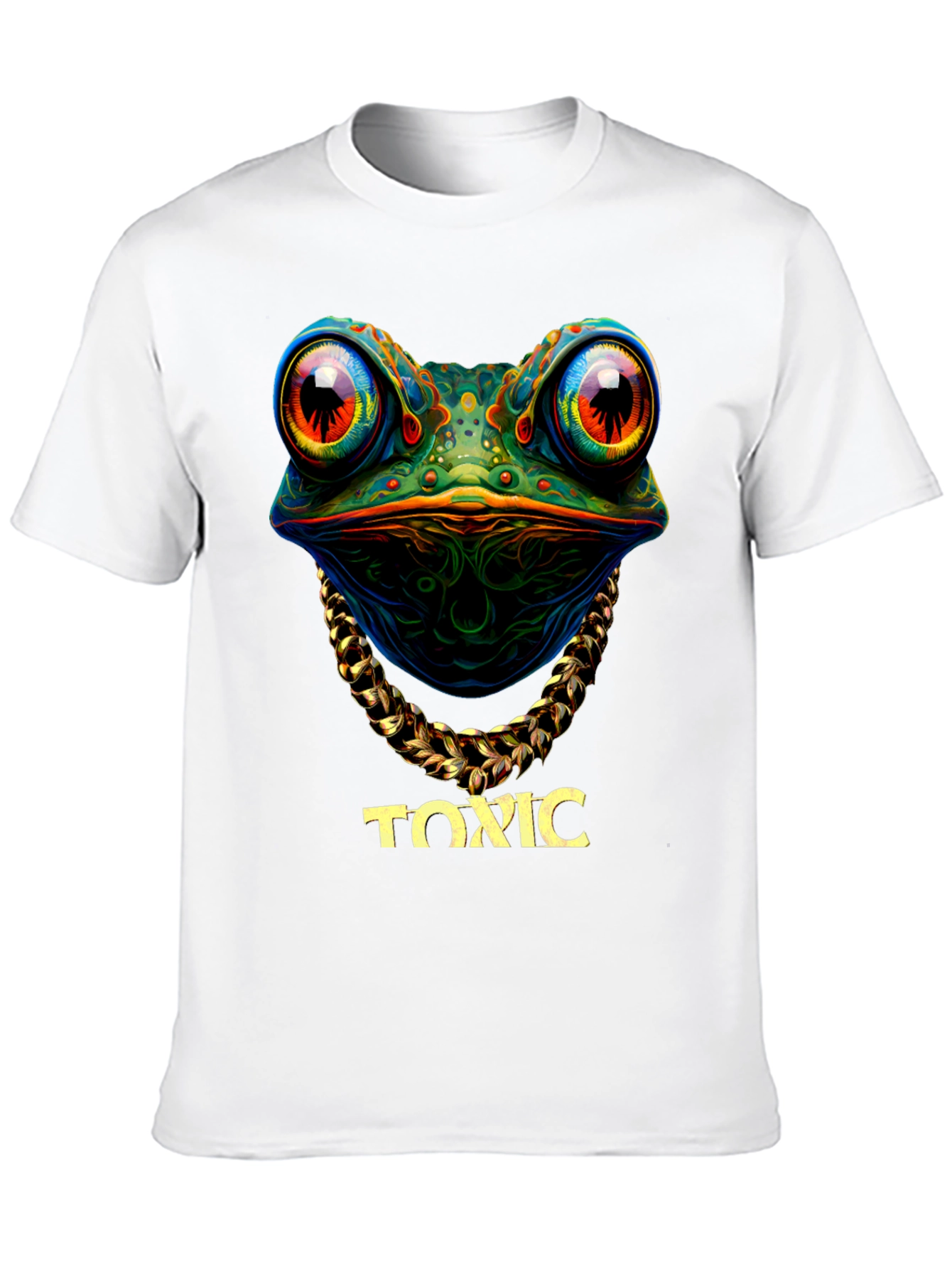 Black Toxic Frog Graphic T-Shirt - Unique Design view 10