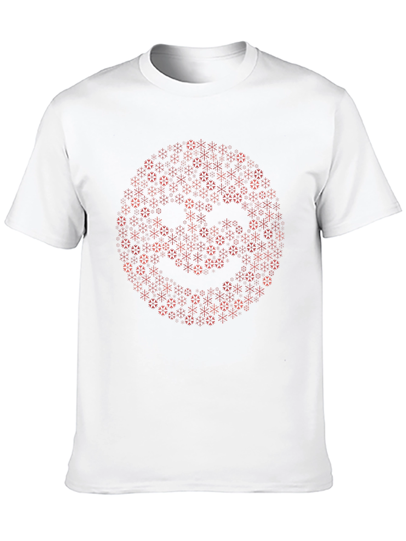 Black Geometric Smiley Face Black T-Shirt view 10