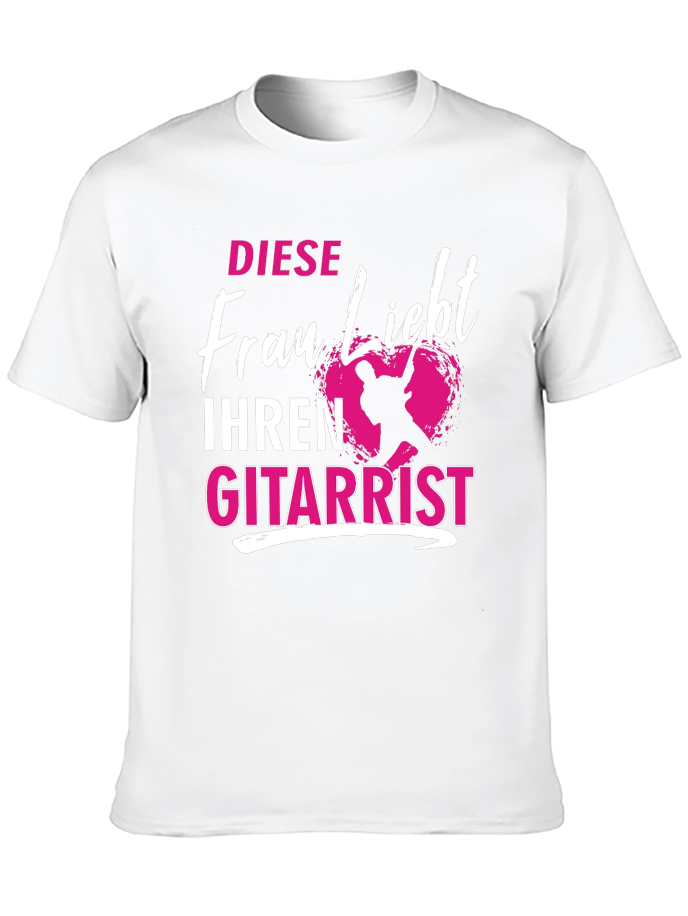 Black Diese Frau Liebt Ihren Gitarrist T-Shirt view 10