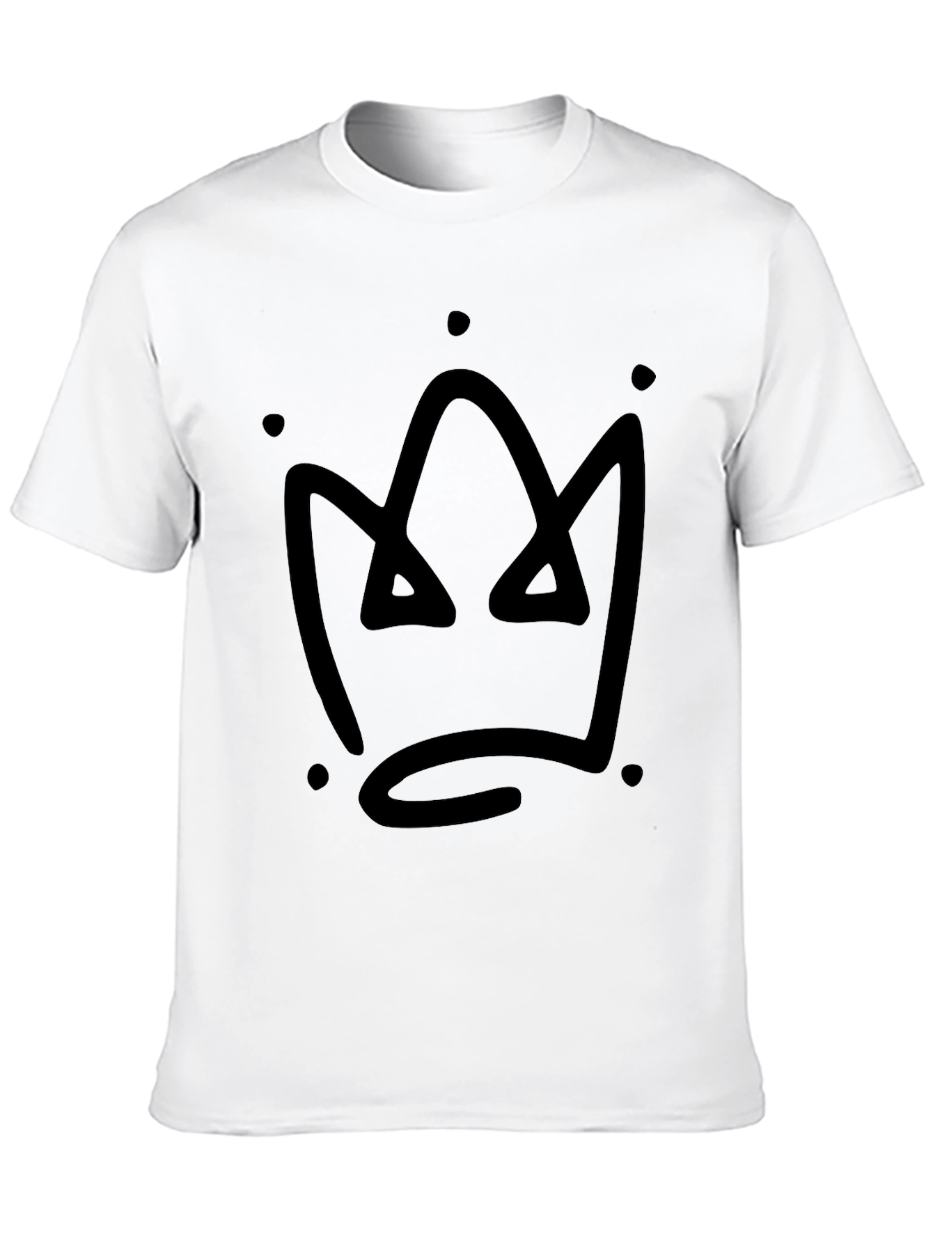 Black Crown Graphic Black T-Shirt view 10