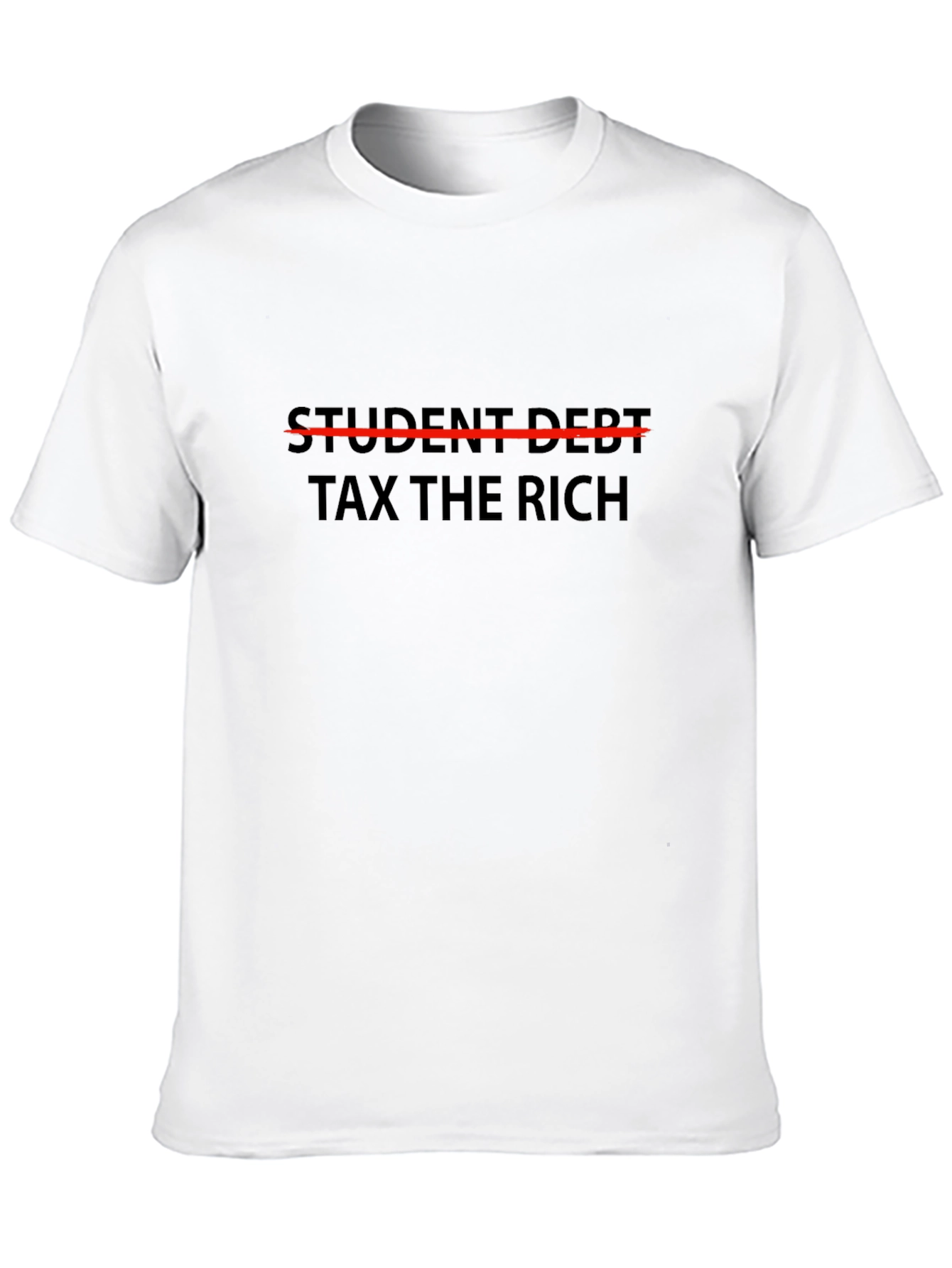 Black Student Debt Tax the Rich Graphic Tee view 10