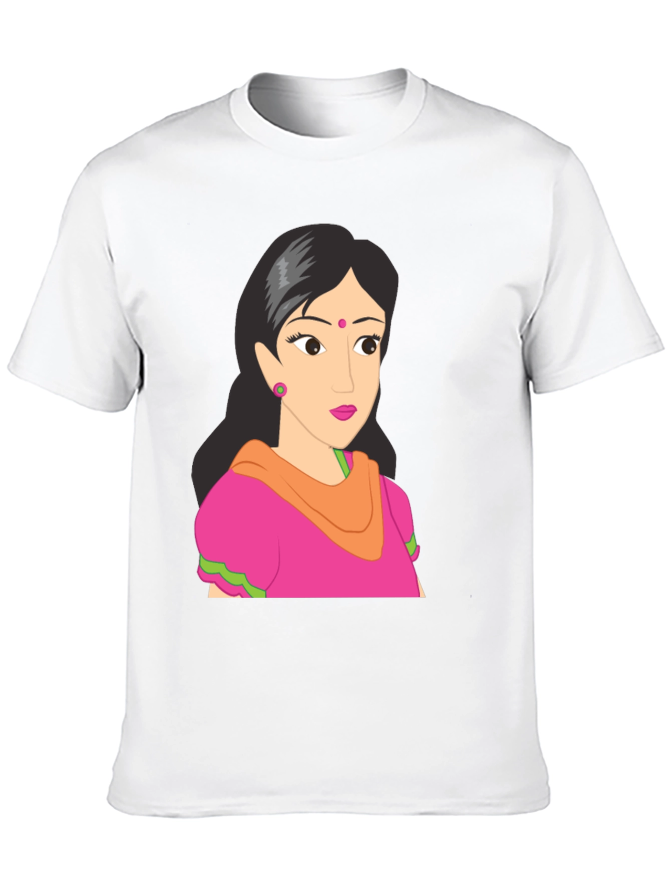 Black Cartoon Graphic T-Shirt - Black view 10