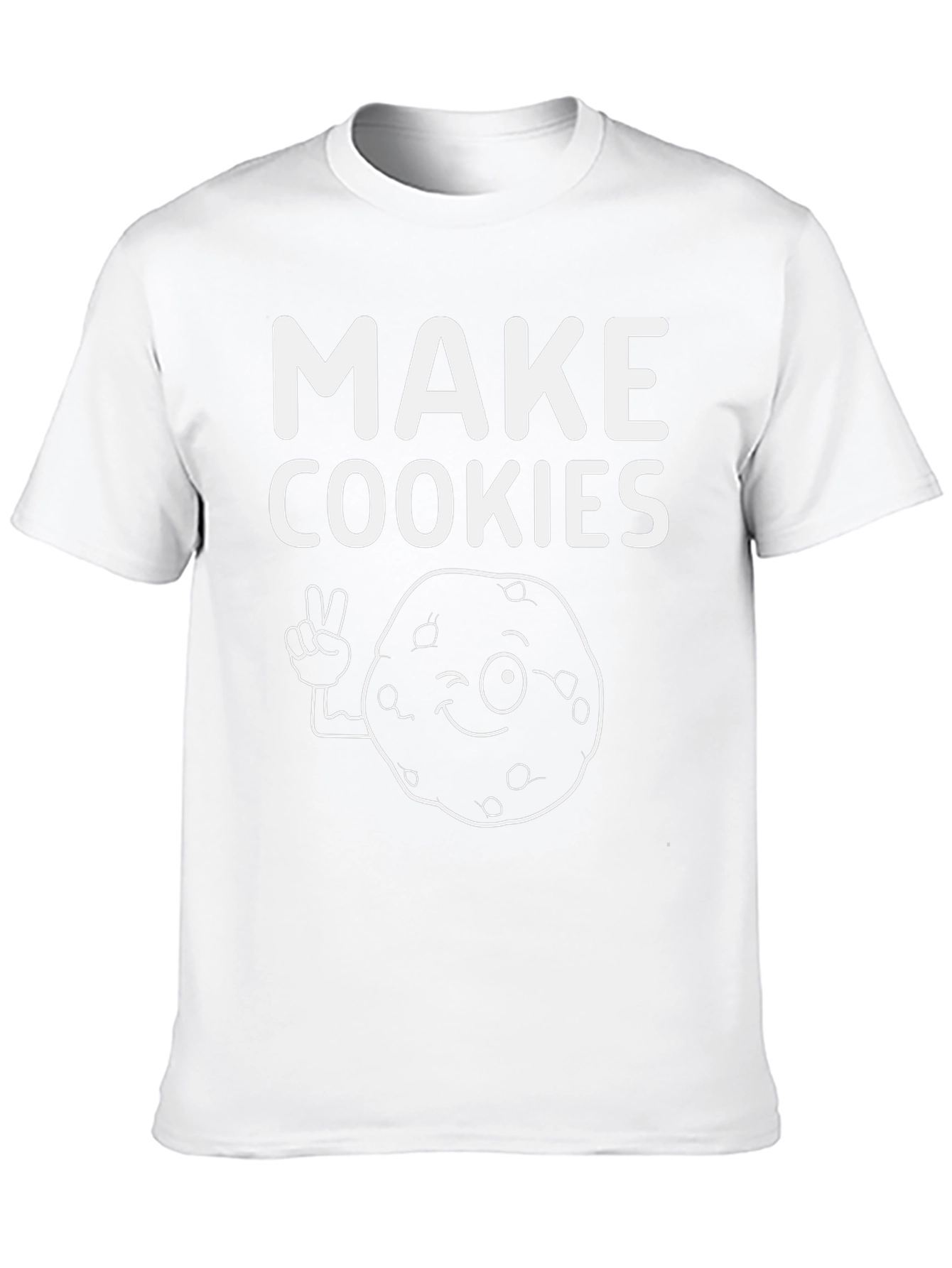 Black Make Cookies T-Shirt: Funny Cookie Graphic Tee view 10