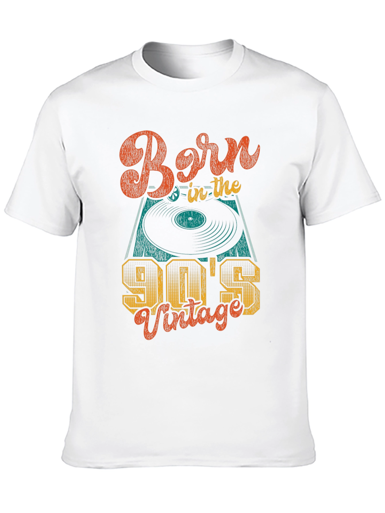 Black Born in the 90's Vintage Graphic Tee view 10