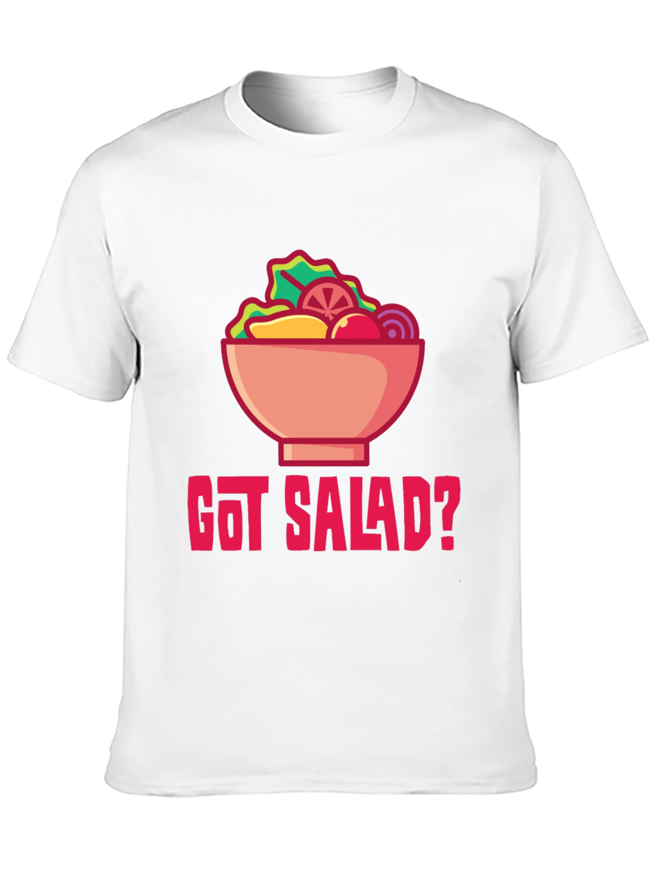 Black Got Salad? Graphic Tee - Black Cotton Blend view 10