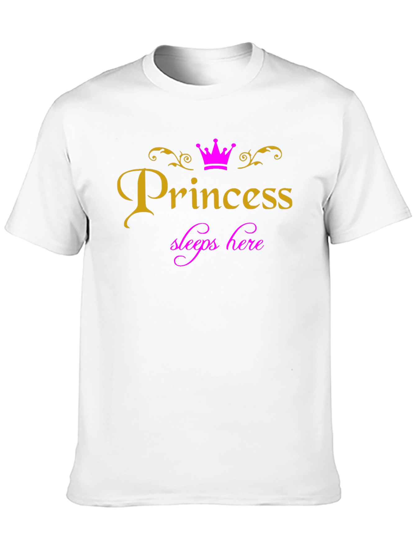 Black Princess Sleeps Here Graphic Tee view 10