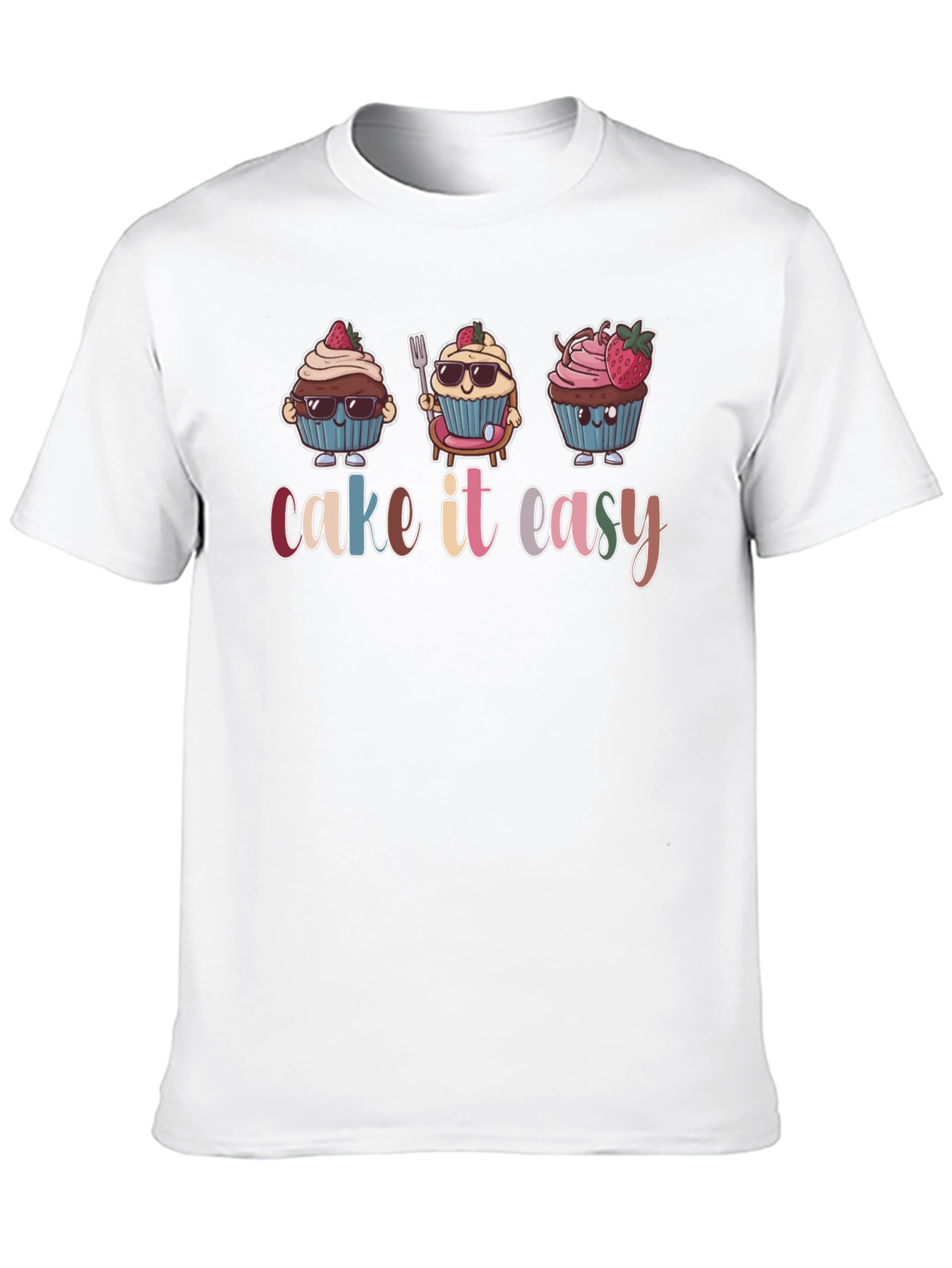 Black Cake It Easy Graphic T-Shirt view 10